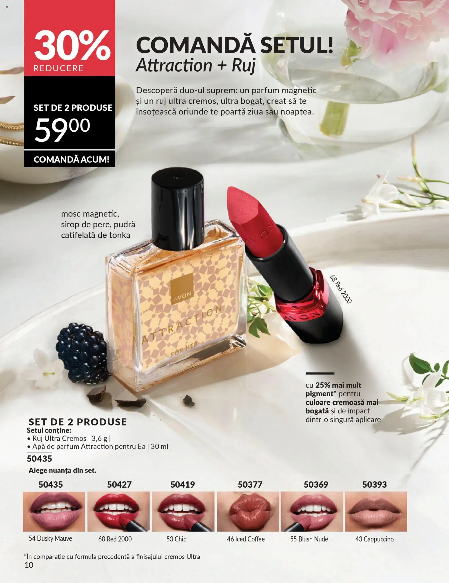 Noul catalog Avon – valabil de la 01.03.2026 | Pagină: 192 | Produse: Blush, Ruj, Peluş Köpek Yatağı, Sirop