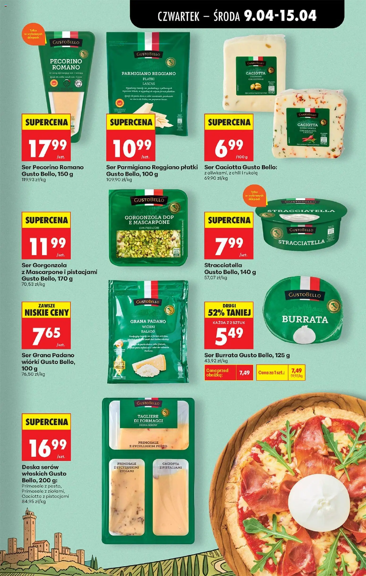 Biedronka gazetka od czwartku od 09.04.2026 | Strona: 49 | Produkty: Chili, Rukola, Mascarpone, Gorgonzola
