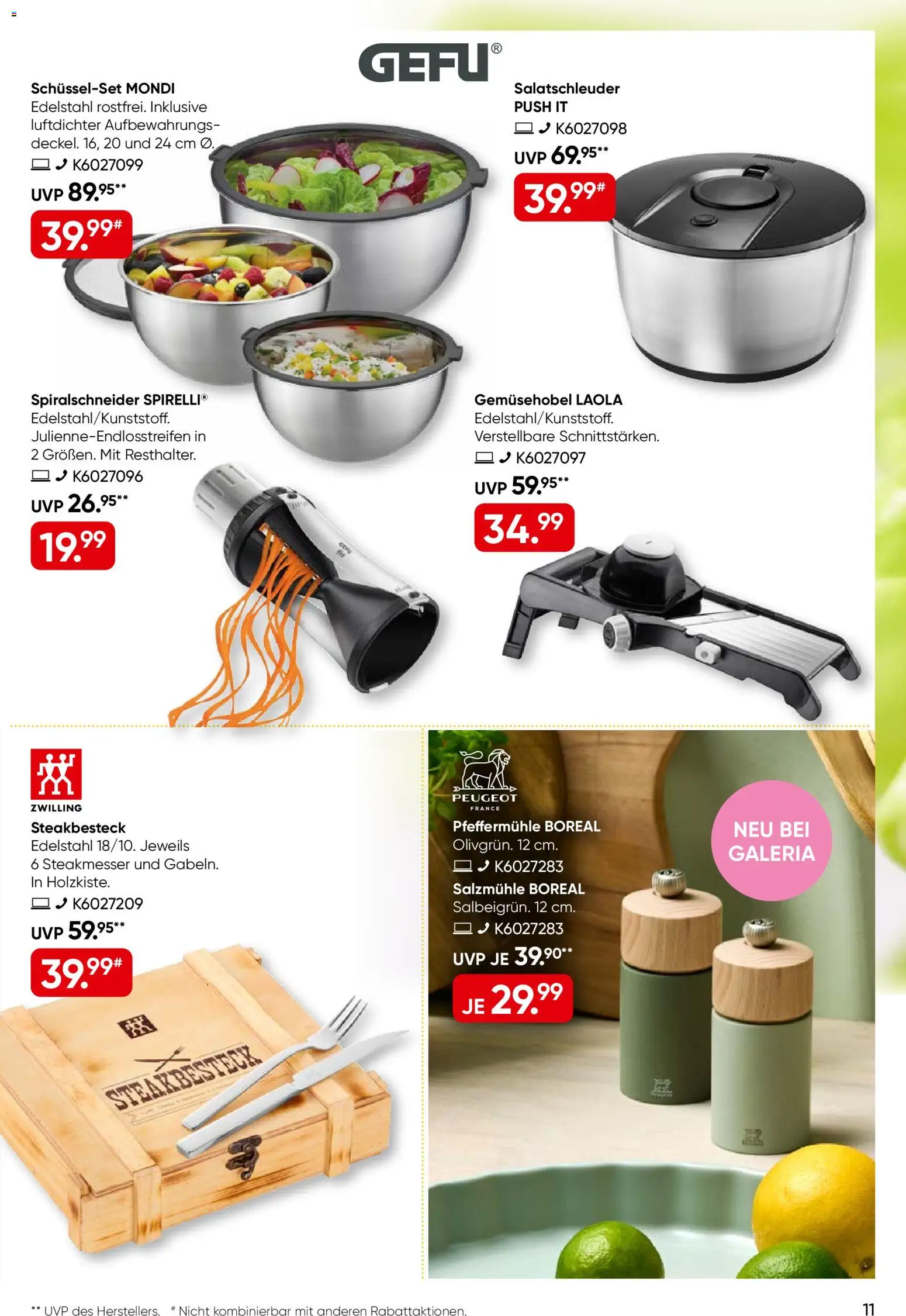 Galeria Karstadt Kaufhof Prospekt 	 – gültig ab 30.03.2026 | Seite: 11