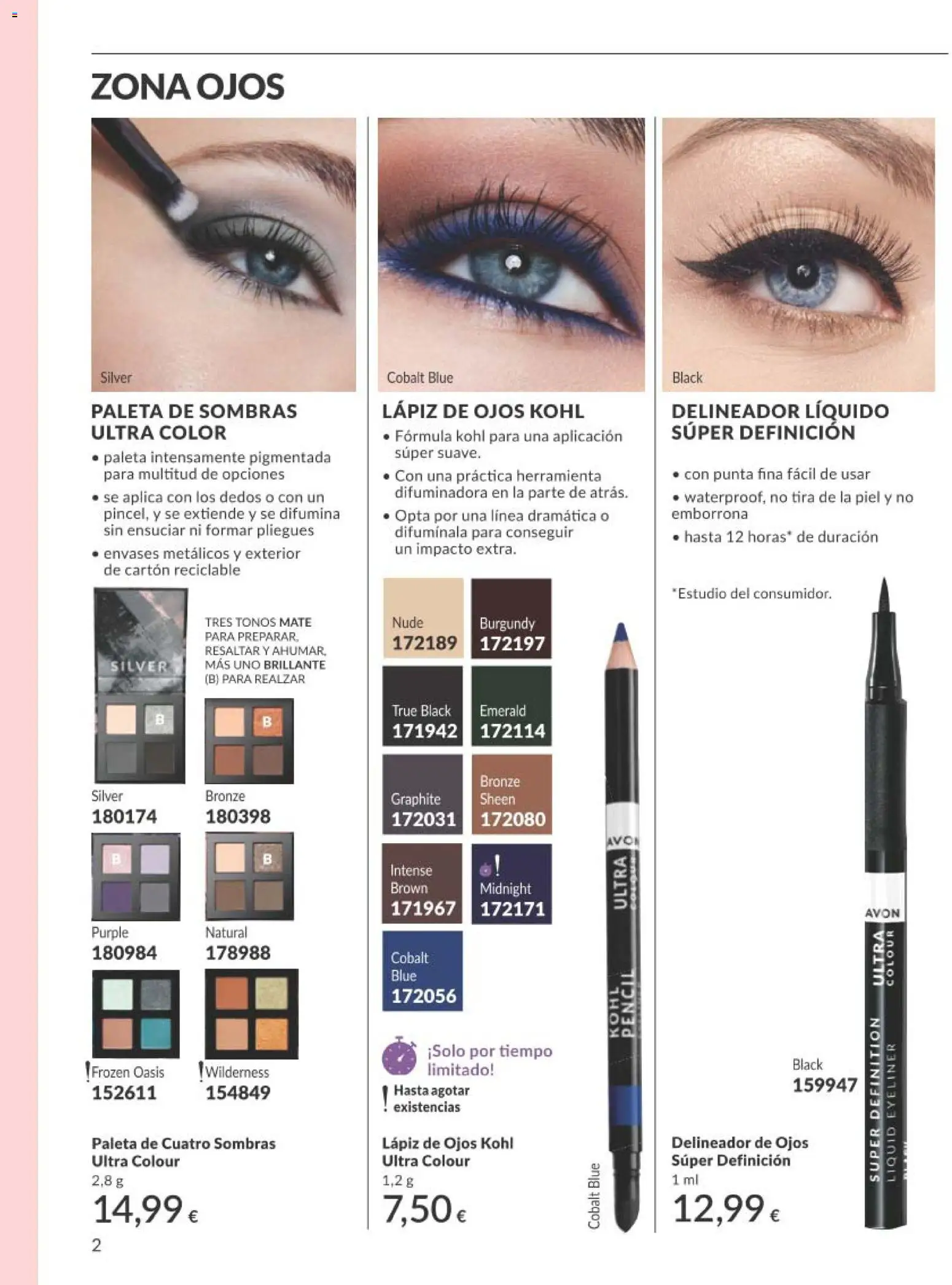 Catálogo AVON campaña 3 │ válido desde el 01.03.2026 | Página: 73 | Productos: Delineador de ojos, Delineador