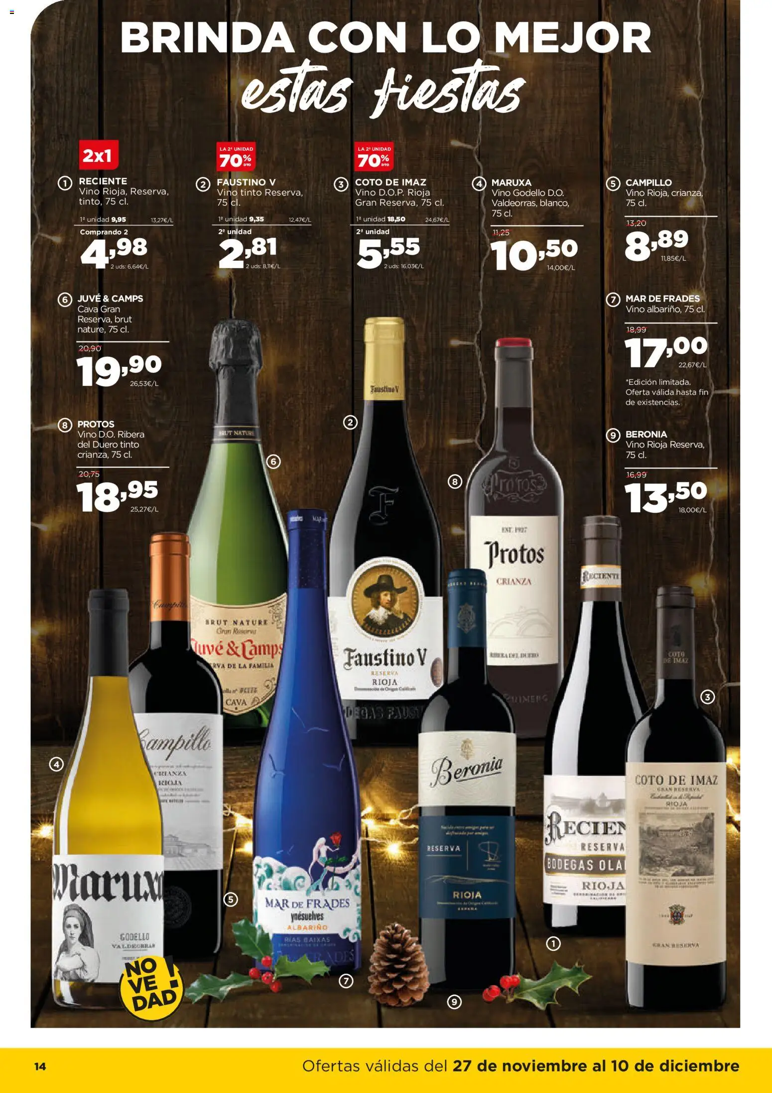 Alimerka folleto Asturias │ válido desde el 27.11.2025 | Página: 14 | Productos: Vino