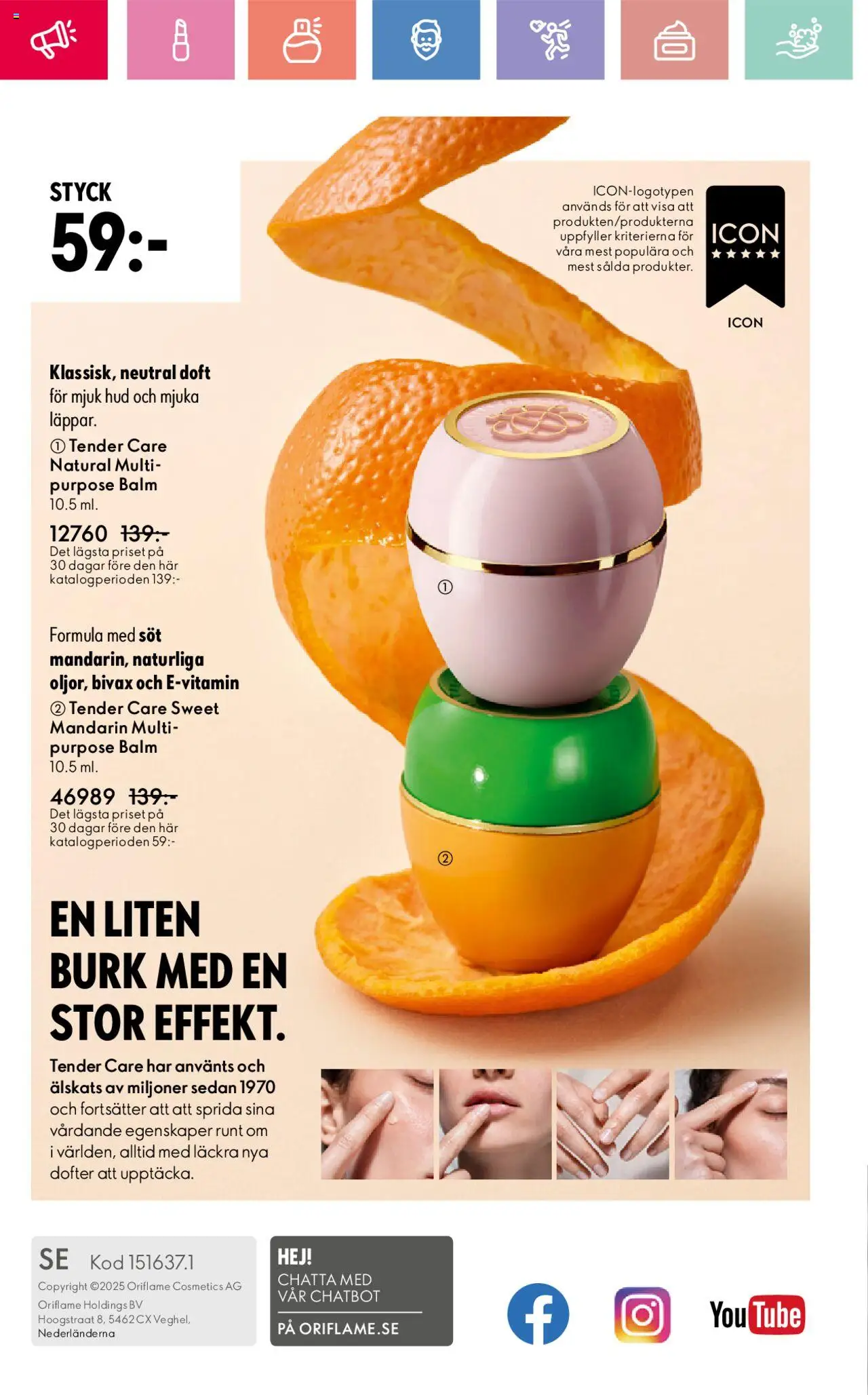 Oriflame reklamblad aktuell från 03.08.2025 | Sida: 164 | Produkter: Doft