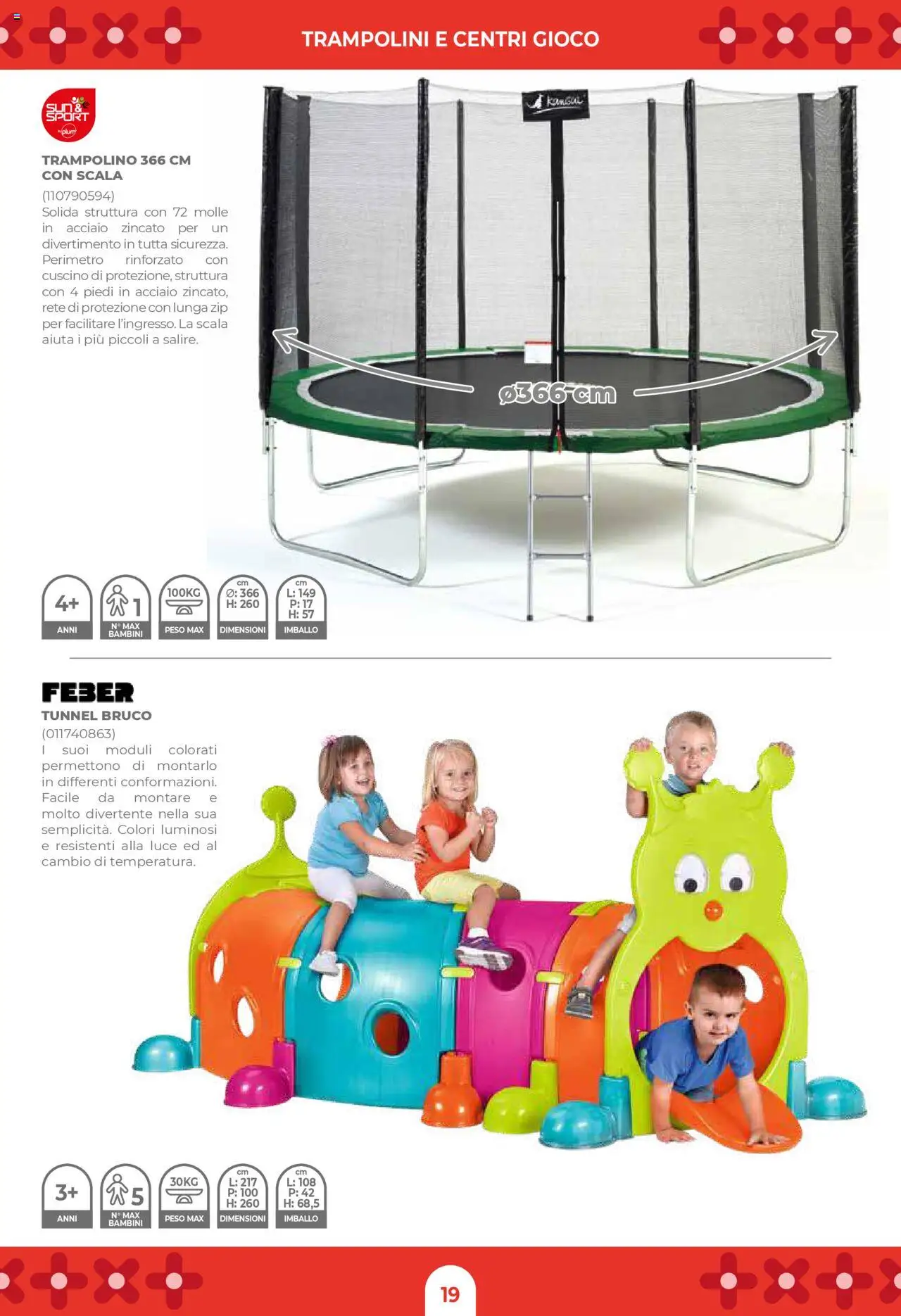 Volantino Toys Center del 03.04.2025 | Pagina: 21 | Prodotti: Trampolino, Scala, Gioco, Cuscino