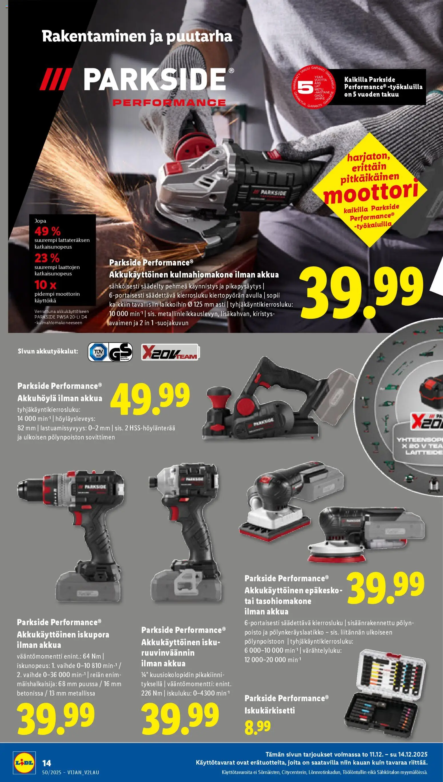 Lidl tarjoukset - Tampere – voimassa 11.12.2025 alkaen | Sivu: 14