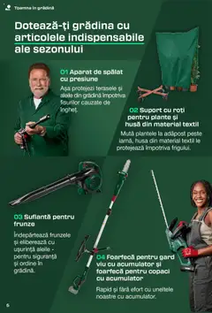 Noul catalog Lidl – valabil de la 30.08.2025 | Pagină: 5 | Produse: Trimmer, Aparat de spălat cu presiune, Suflantă, Pește