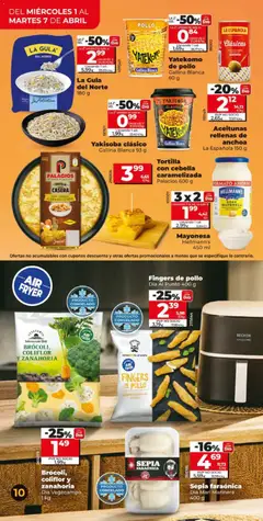 Vista previa Aceitunas rellenas de anchoa, Aceitunas rellenas de anchoa La Española 150 g válido desde el 01.04.2026 | Página: 10