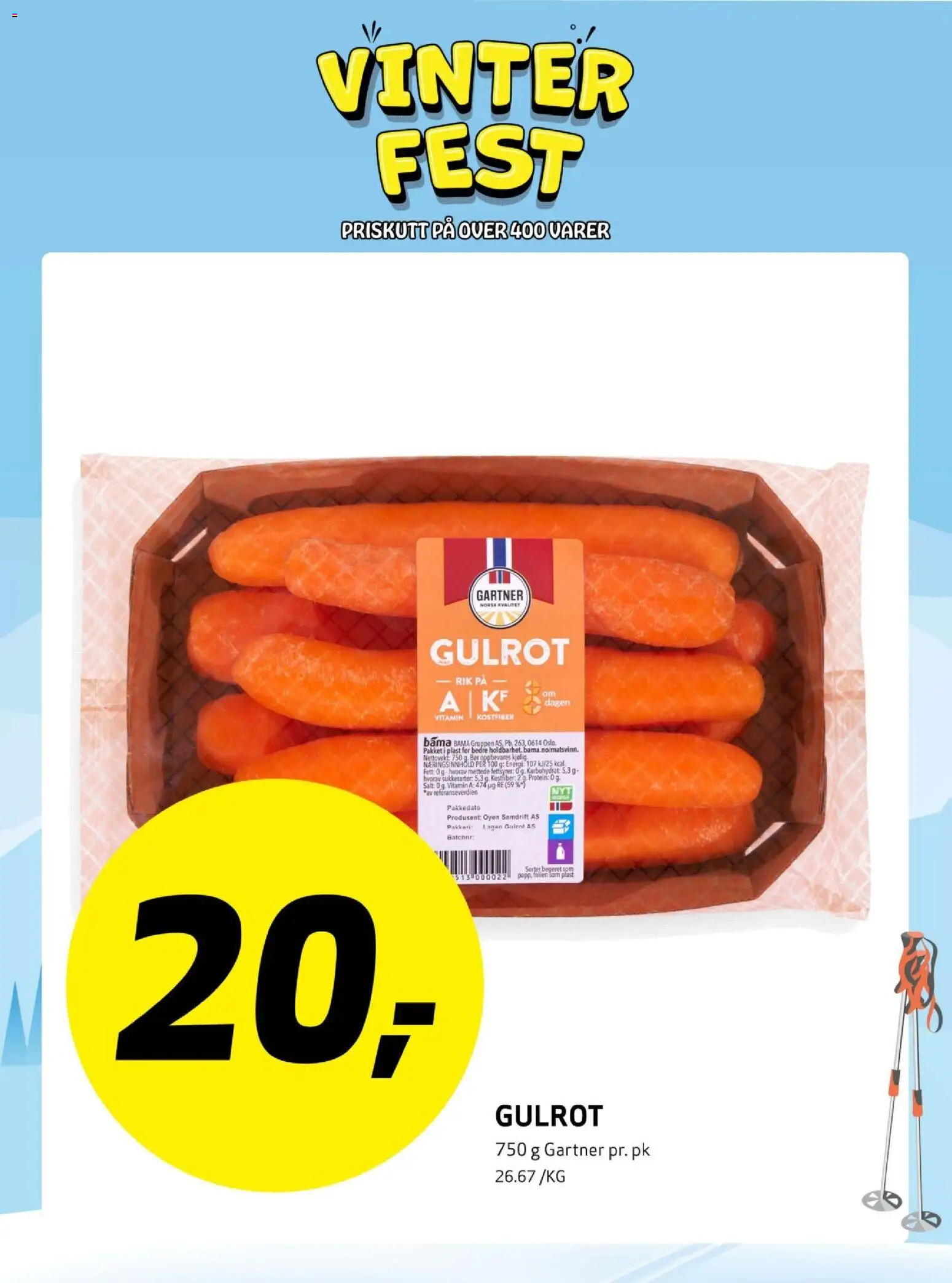 {H1} | Side: 7 | Produkter: Gulrot, Necessär