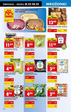 Pogląd oferty "LODY FAMILIJNE CARTE D'OR, Lody familijne, 825-1000 ml" - ważna od 08.12.2025 | Strona: 48