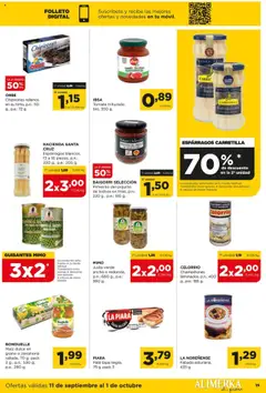 Alimerka folleto Castilla y León │ válido desde el 11.09.2025 | Página: 19 | Productos: Paté, Νερό καρύδας, Κάδος απορρυμάτων, Tomate triturado