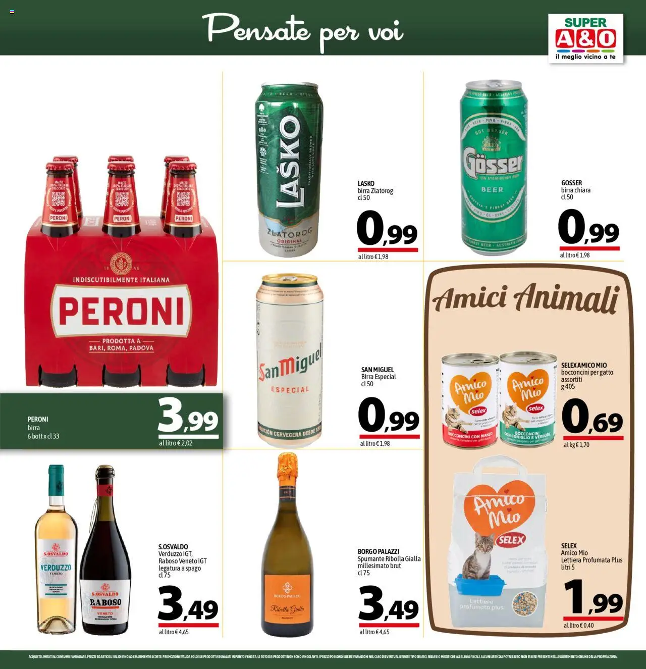 Volantino A&O del 16.10.2025 | Pagina: 13 | Prodotti: Birra, Tè, Verdure, Spumante