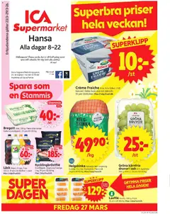 ICA Supermarket - Malmö - Förhandsvisning av reklamblad från butik ICA Supermarket aktuell från 23.03.2026