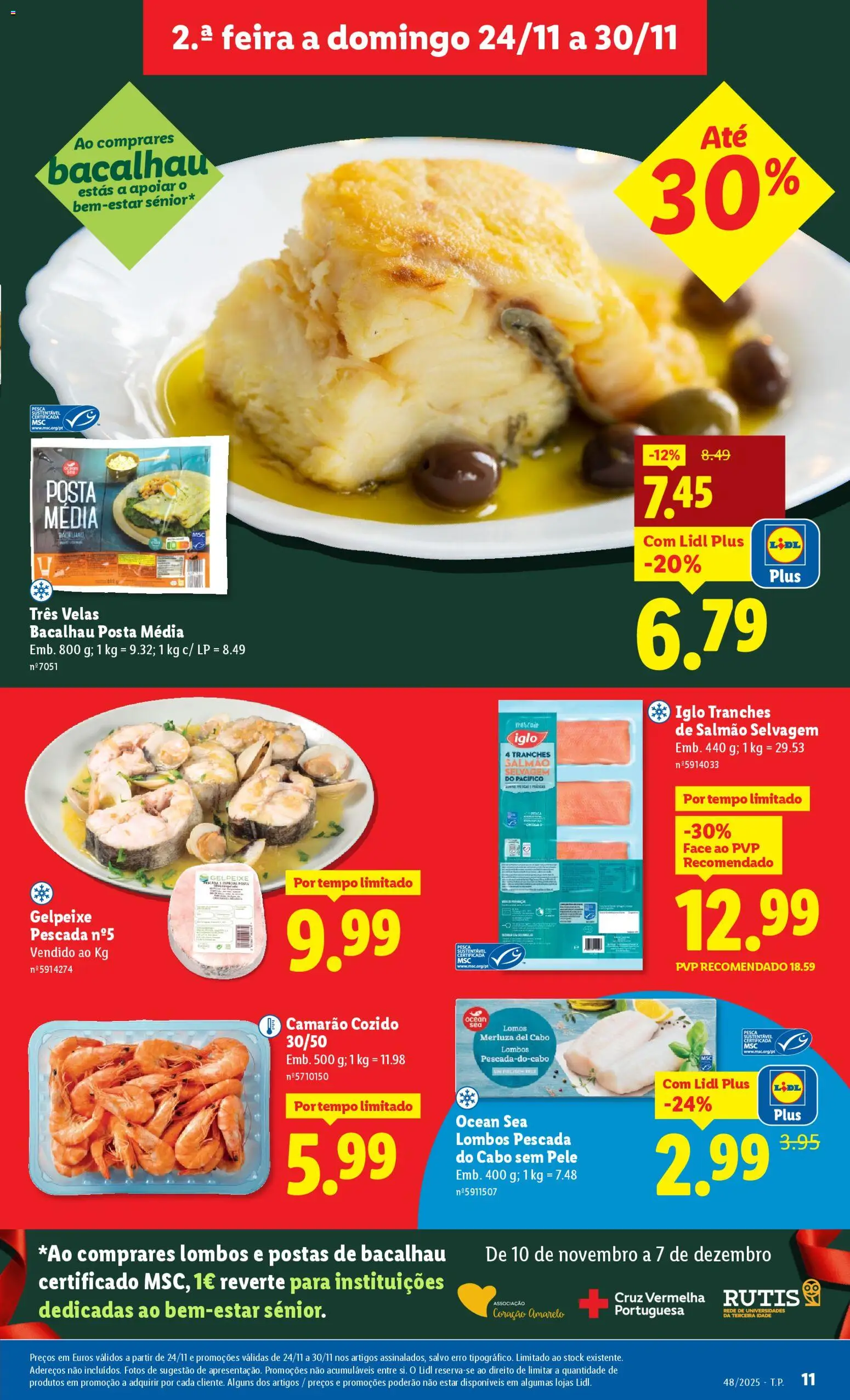 Lidl Black Friday │ válido de 24.11.2025 | Página: 11 | Produtos: Cabo, Pescada, Pescada do cabo, Velas