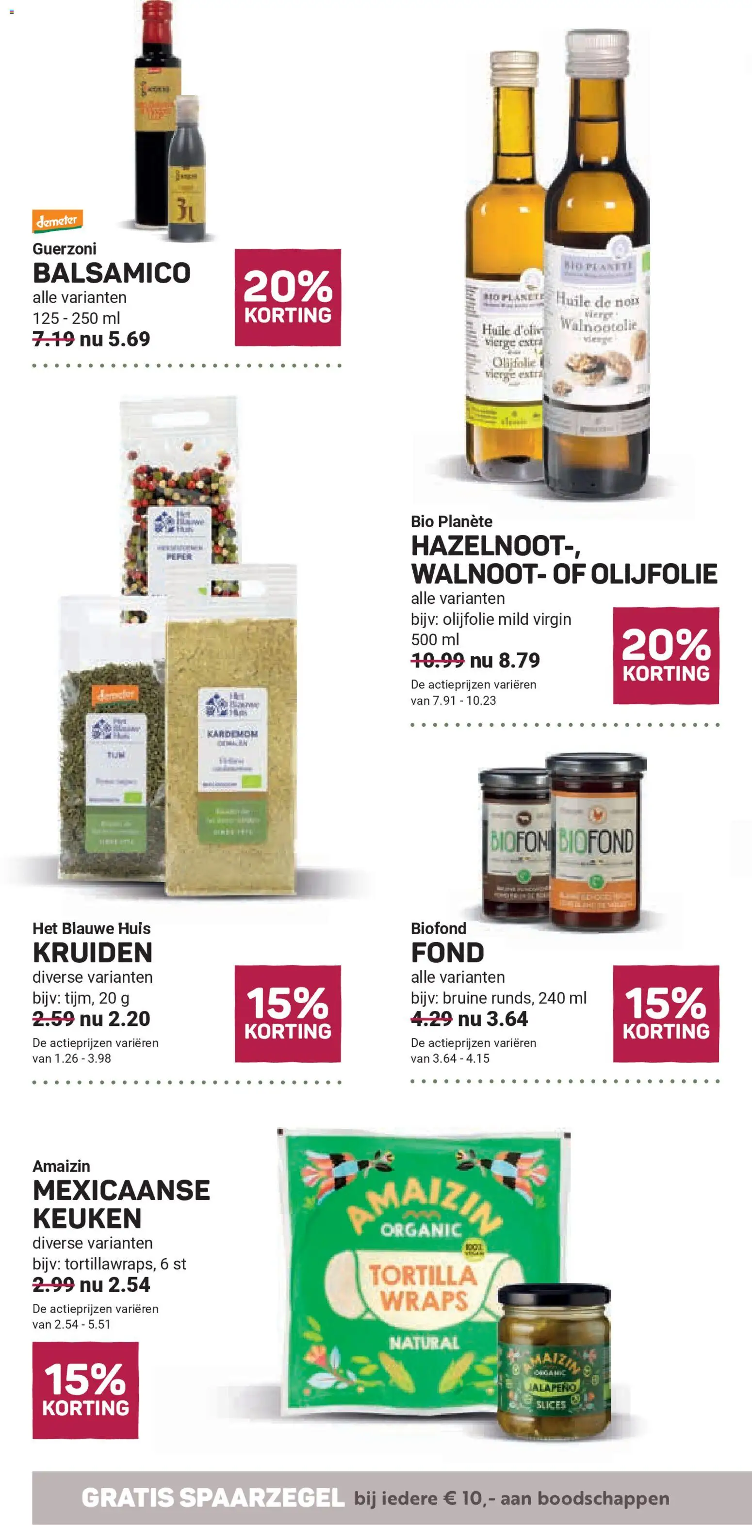 {H1} | Pagina: 16 | Producten: Olijfolie, Tortilla, Jalapeno