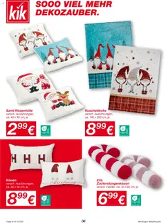 Kik Prospekt aktuell ab 06.10.2025 gültig | Seite: 6 | Produkte: Kissen