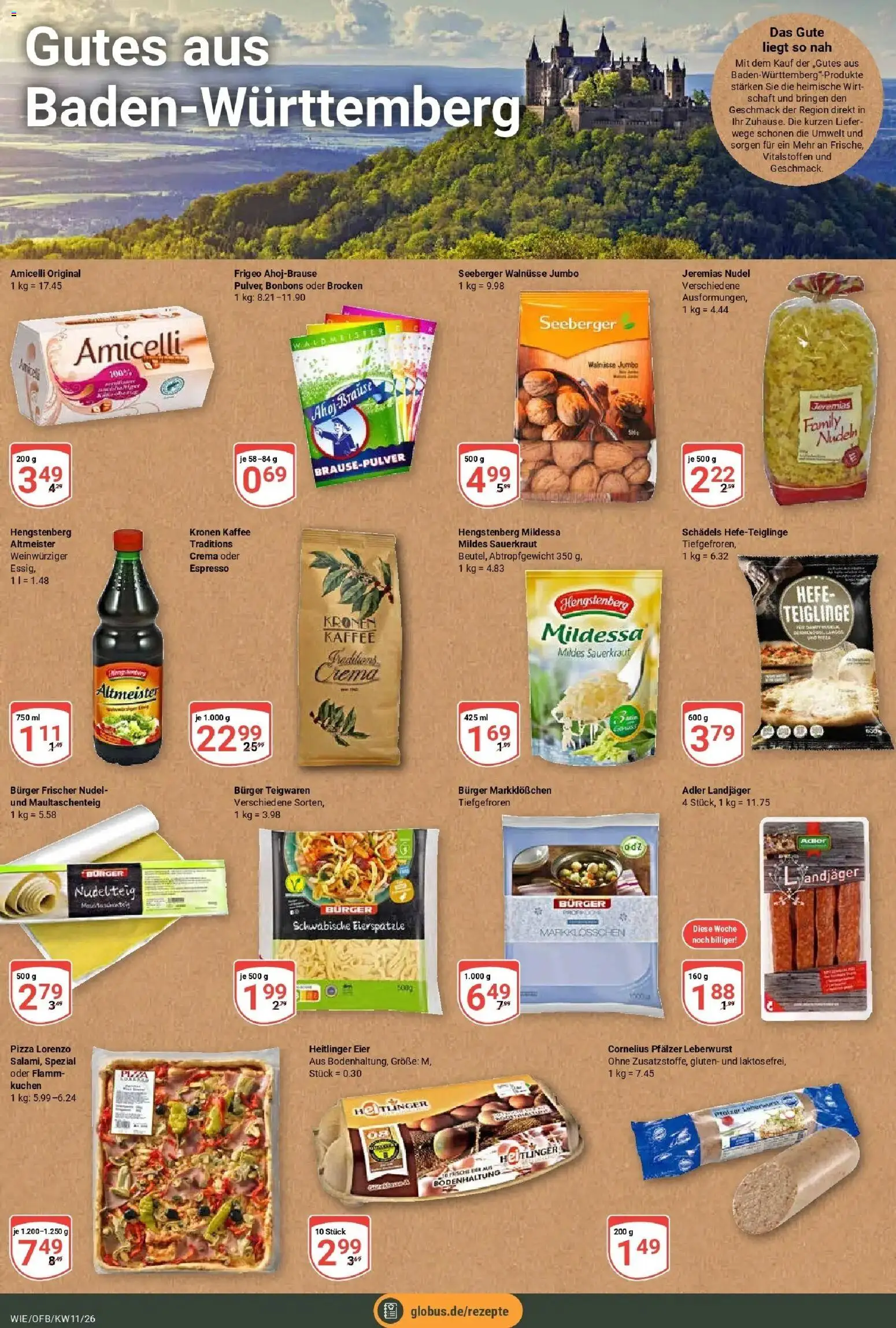 Globus prospekt Waghäusel	 – gültig ab 09.03.2026 | Seite: 7 | Produkte: Eier, Kaffee, Burger, Kuchen