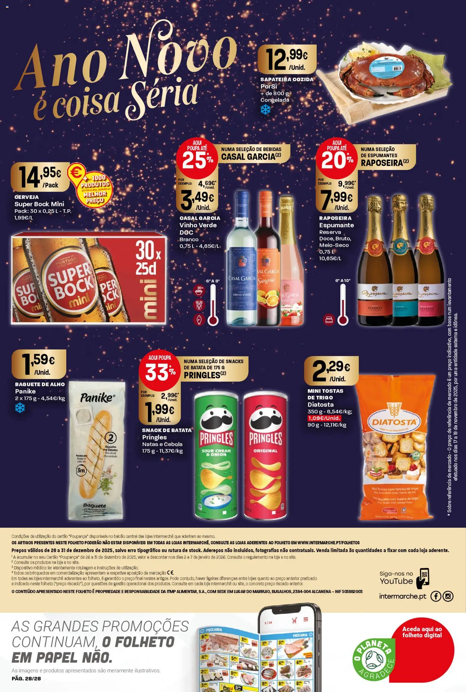 Intermarché Folheto Contact │ válido de 26.12.2025 | Página: 28 | Produtos: Batata, Farinha de trigo, Base, Vinho