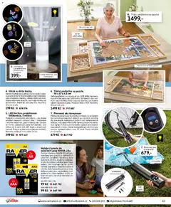Náhled letáku Velký Košík katalog březen 2026 od 01.03.2026 | Strana: 63 | Produkty: Puzzle, Věšák, LED světlo, Věšák na klíče