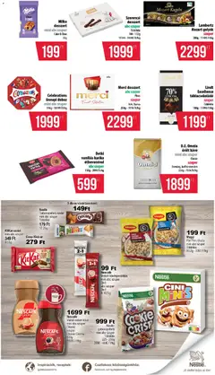 COOP - Mini & Abc & Szuper / Nyírzem - amely érvényes a következő dátumtól: 13.11.2025 | Oldal: 5 | Termékek: Gabonapehely, Kávé, Tészta, Instant kávé