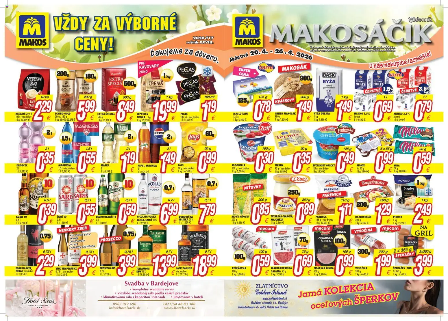 Nové Makos akcie – leták je platný od 20.04.2026 | Strana: 1