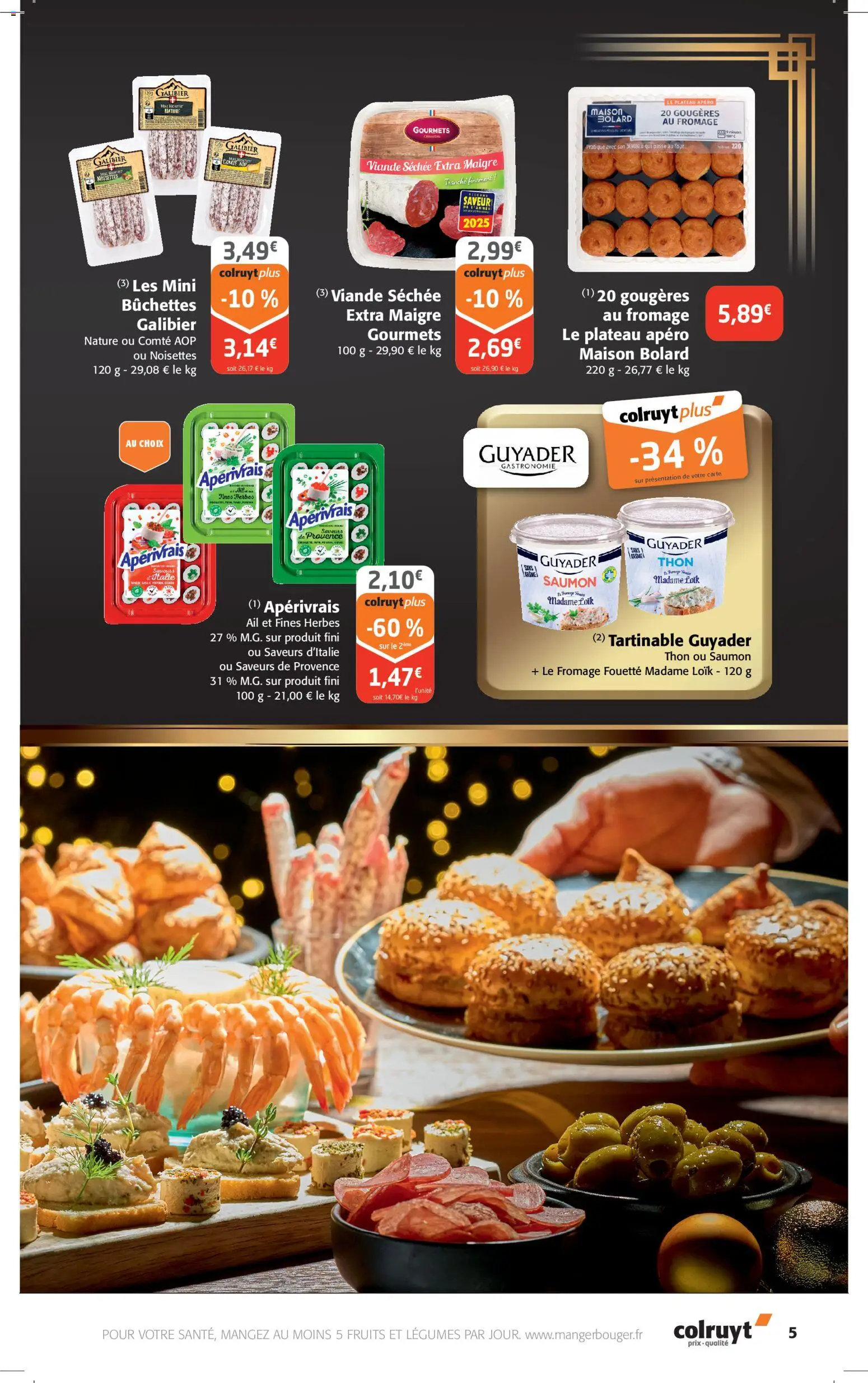 {H1} | Page: 5 | Produits: Four, Ail, Thon, Fromage