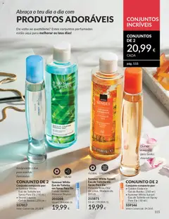 Summer White Eau de Toilette em Spray Para Ela, Frésia. Jasmim. Almíscar Branco. │ válido de 01.09.2025 | Página: 115 | Produtos: Pimenta, Eau de toilette, Gel de banho, Banho