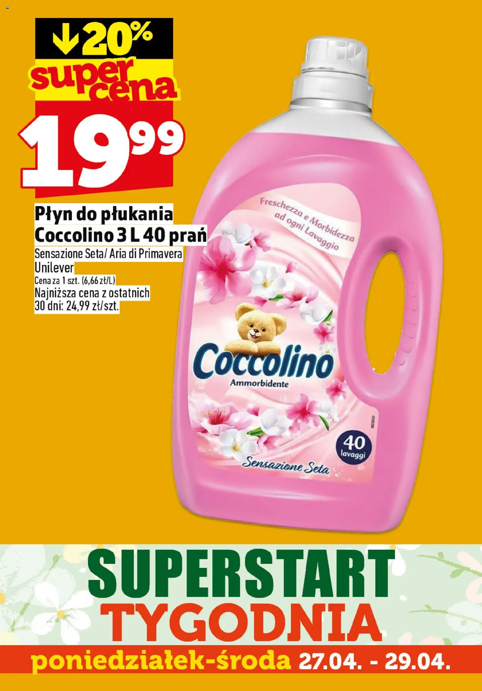Topaz gazetka - Superstart tygodnia od 27.04.2026 | Strona: 7 | Produkty: Coccolino