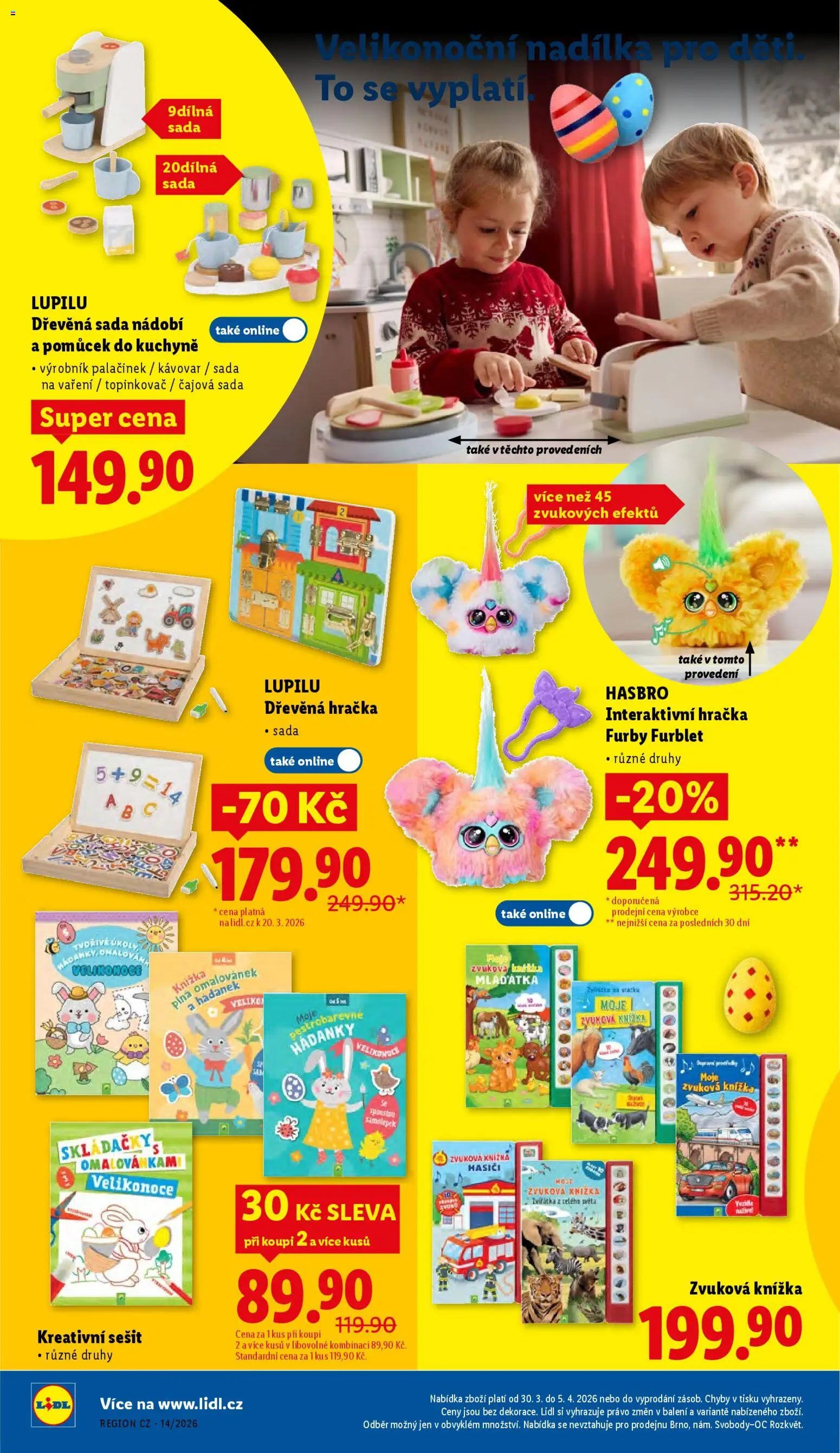 Lidl leták od 30.03.2026 💥 Nenechte si ujít TOP nabídky! ⭐ | Ceská republika