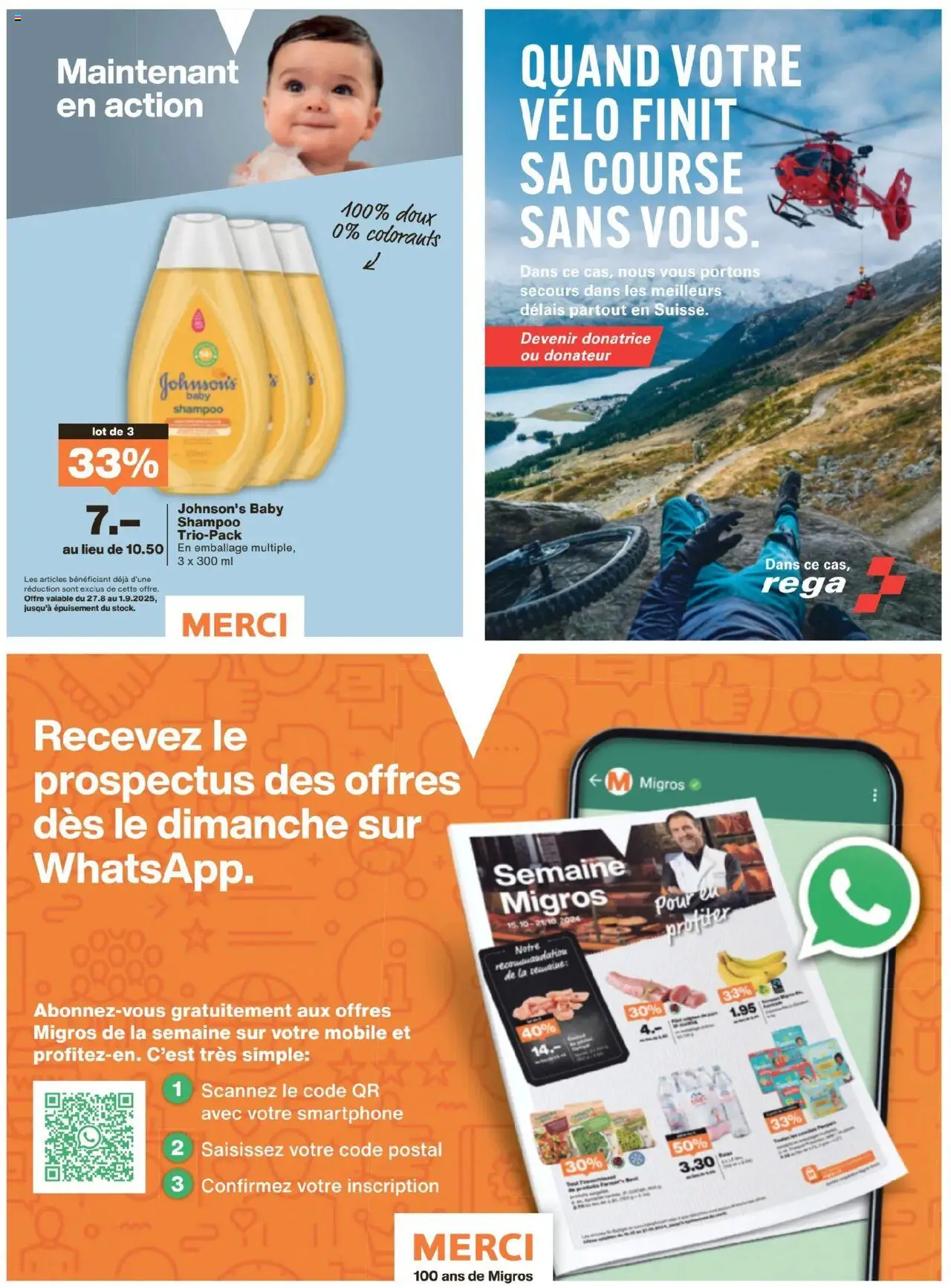 Migros - Magazin FR ab 25.08.2025 | Seite: 42 | Produkte: Shampoo, Smartphone