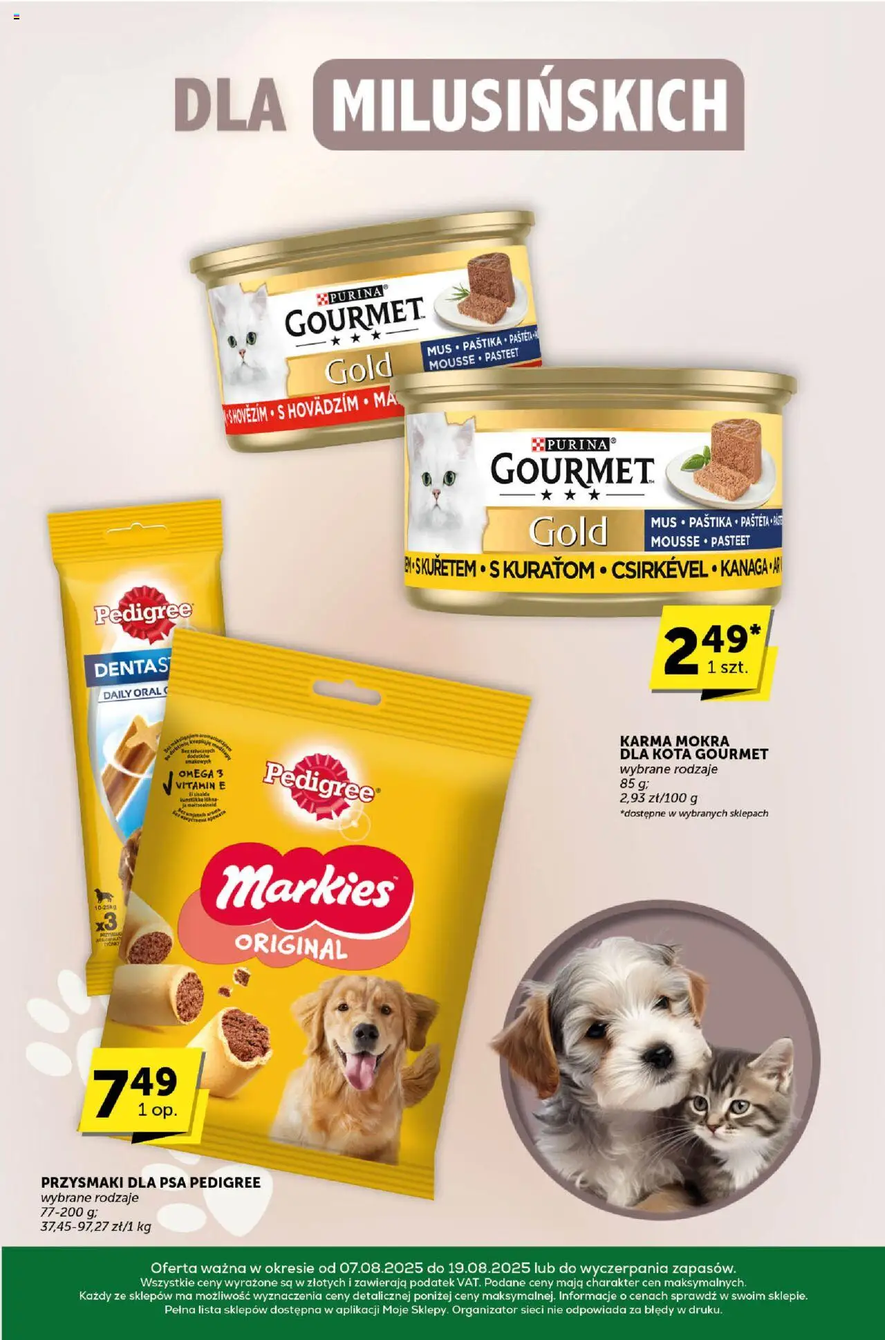 Groszek Gazetka - Katalog od 07.08.2025 | Strona: 30 | Produkty: Pedigree, Przysmaki dla psa