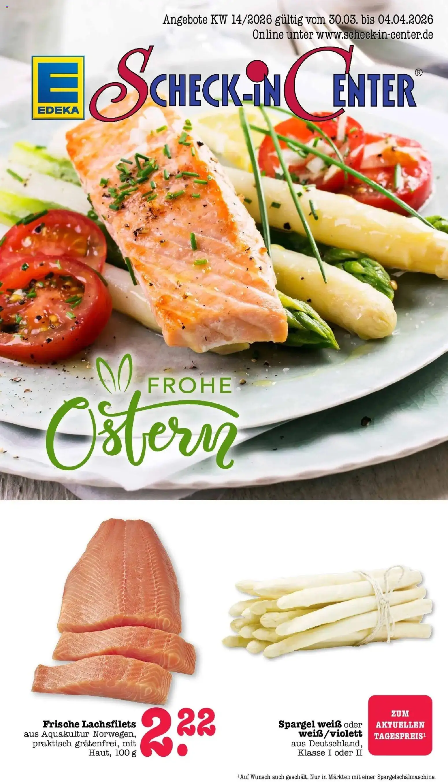 Edeka prospekt Offenbach	 – gültig ab 30.03.2026 | Seite: 1 | Produkte: Spargel