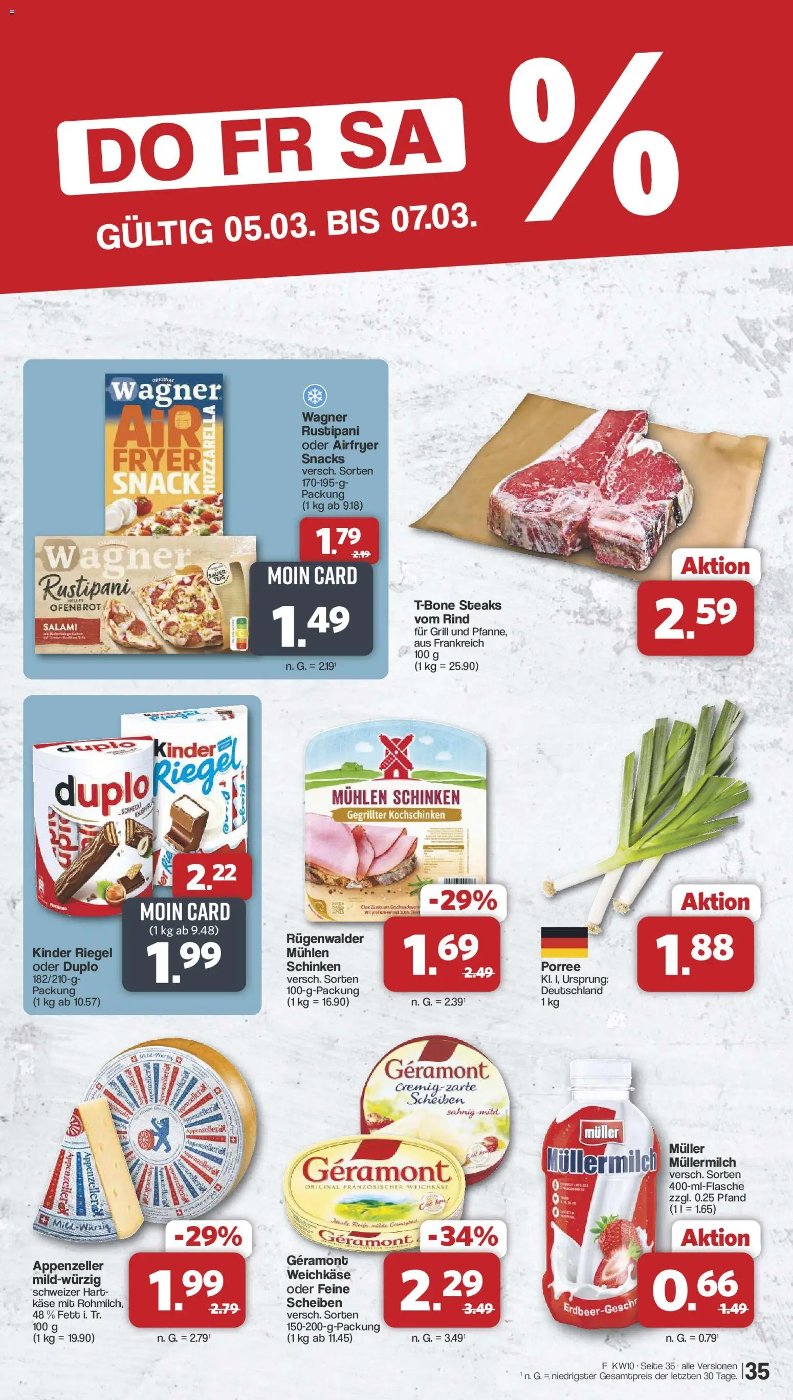 Famila Nordwest Prospekt 	 – gültig ab 02.03.2026 | Seite: 37 | Produkte: Grill, Geramont, Käse, Salami