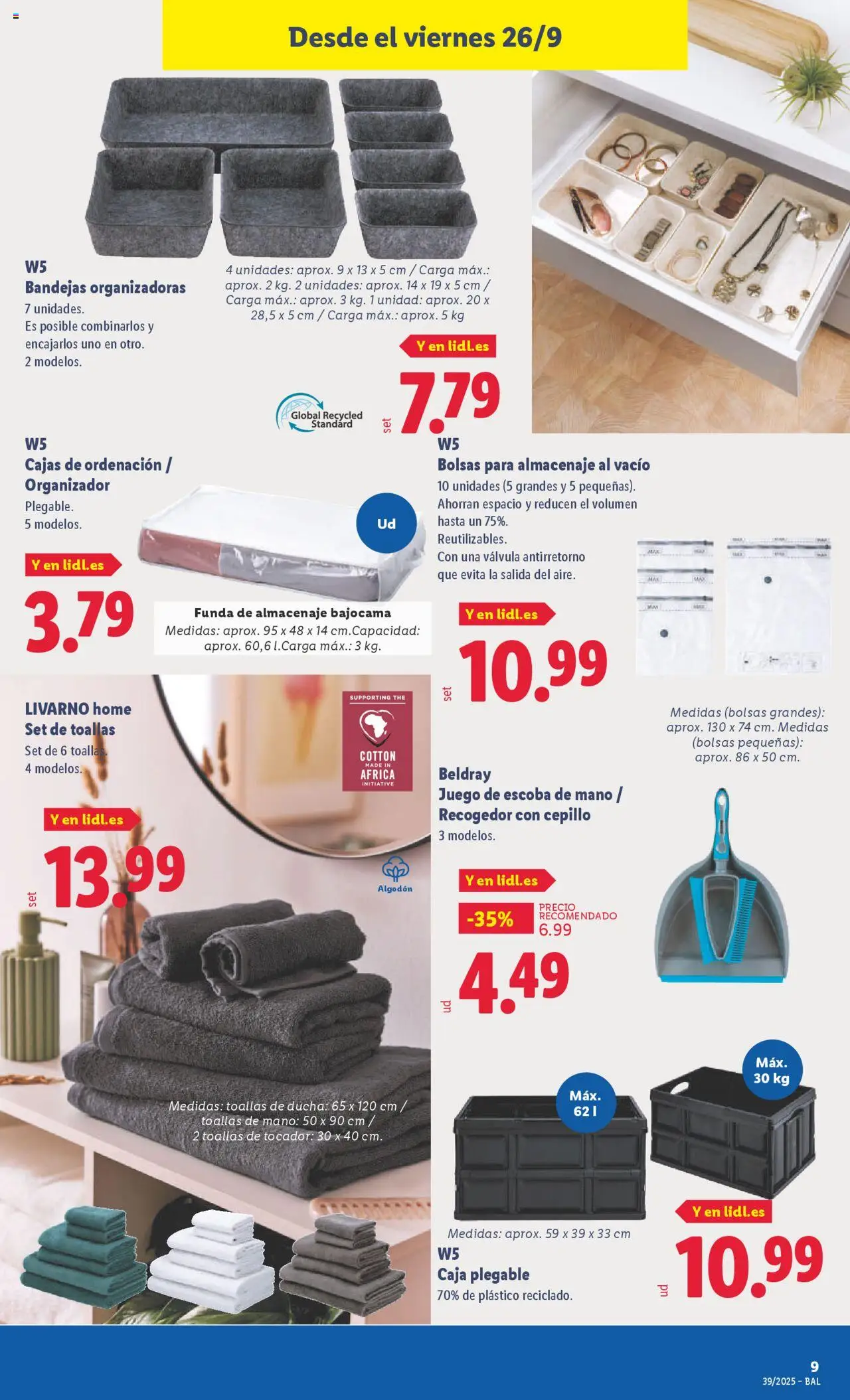 Lidl folleto de bazar │ válido desde el 22.09.2025 | Página: 23
