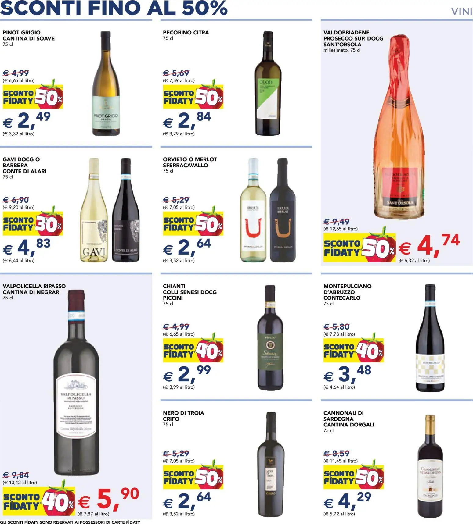 Volantino Esselunga S del 15.01.2026 | Pagina: 9 | Prodotti: Prosecco, Pecorino