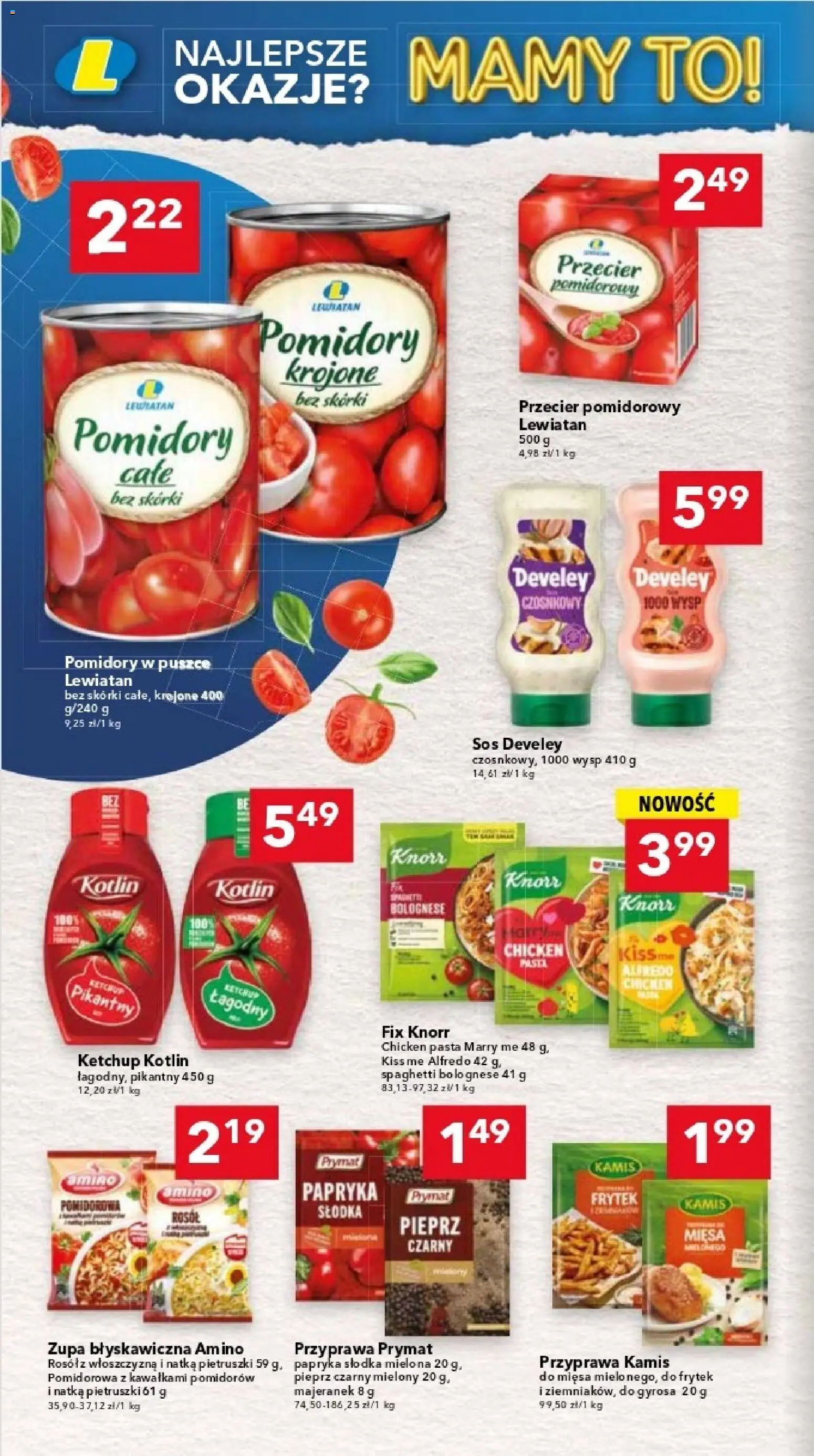 Lewiatan gazetka - Warszawa od 12.02.2026 | Strona: 8 | Produkty: Majeranek, Ketchup, Papryka, Pomidory