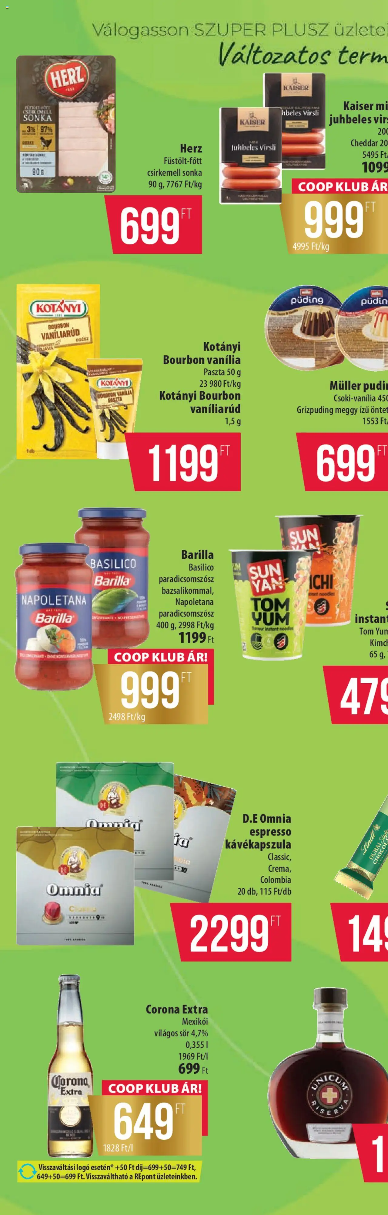 COOP akciós ujság - amely érvényes a következő dátumtól: 09.10.2025 | Oldal: 10 | Termékek: Old spice, Whiskas, Óvszer, Tusfürdő