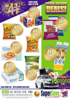 Super Save specials catalogue – valid from 09.10.2025 | Page: 4 | Products: Beans, Fish, Vegetables, Sausage