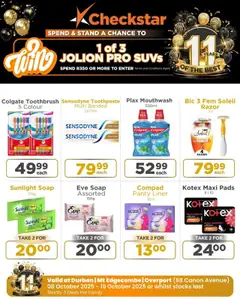 Check Star specials catalogue – valid from 08.10.2025 | Page: 3 | Products: Pads, Toothpaste, Mouthwash, Toothbrush