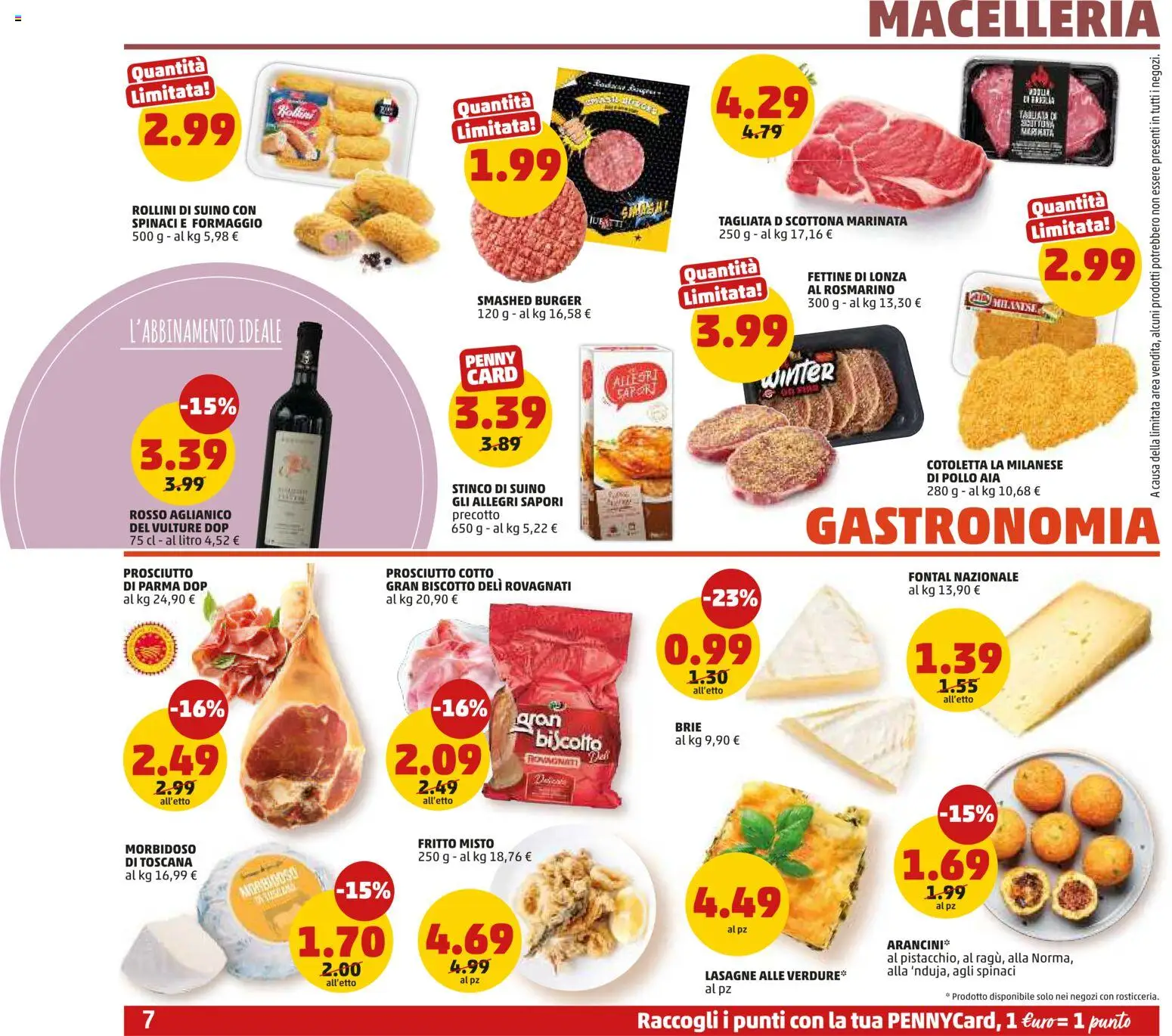 Volantino PENNY del 06.11.2025 | Pagina: 7 | Prodotti: Prosciutto Cotto, Pollo, Prosciutto, Spinaci