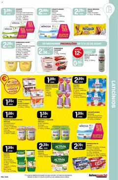 Intermarché folheto │ válido de 17.07.2025 | Página: 13 | Produtos: Base, Iogurte, Chocolate, Iogurte liquido