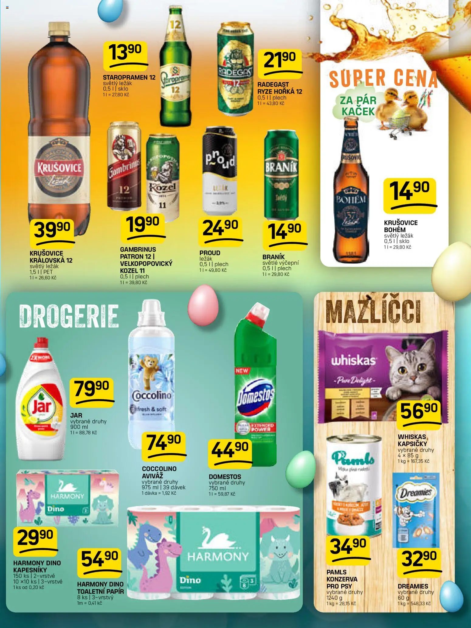 Flop leták od 04.03.2026 | Strana: 11 | Produkty: Staropramen, Toaletní papír, Domestos, Drogerie