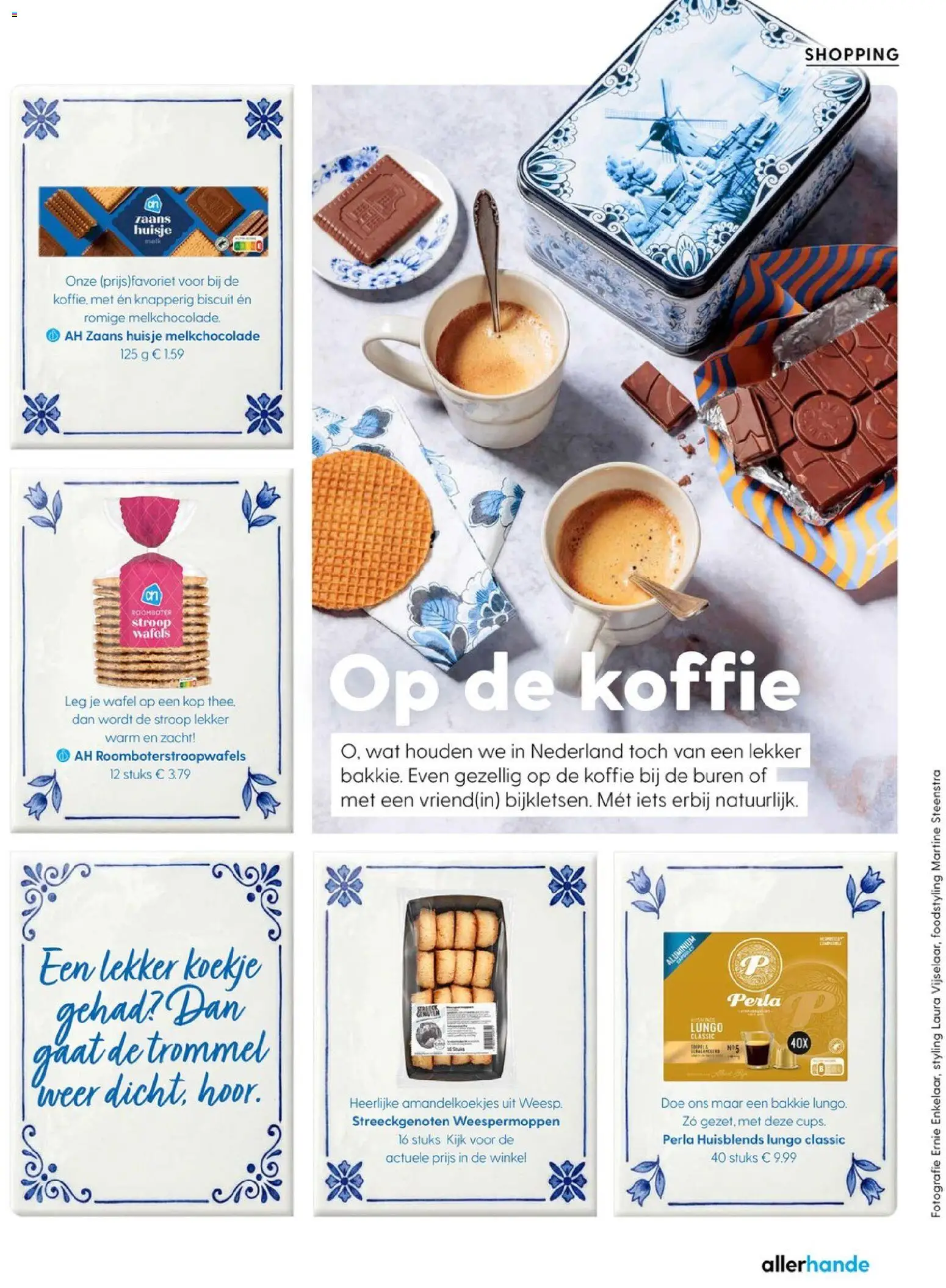 {H1} | Pagina: 10 | Producten: Koffie, Koekje, Roomboter, Wafels
