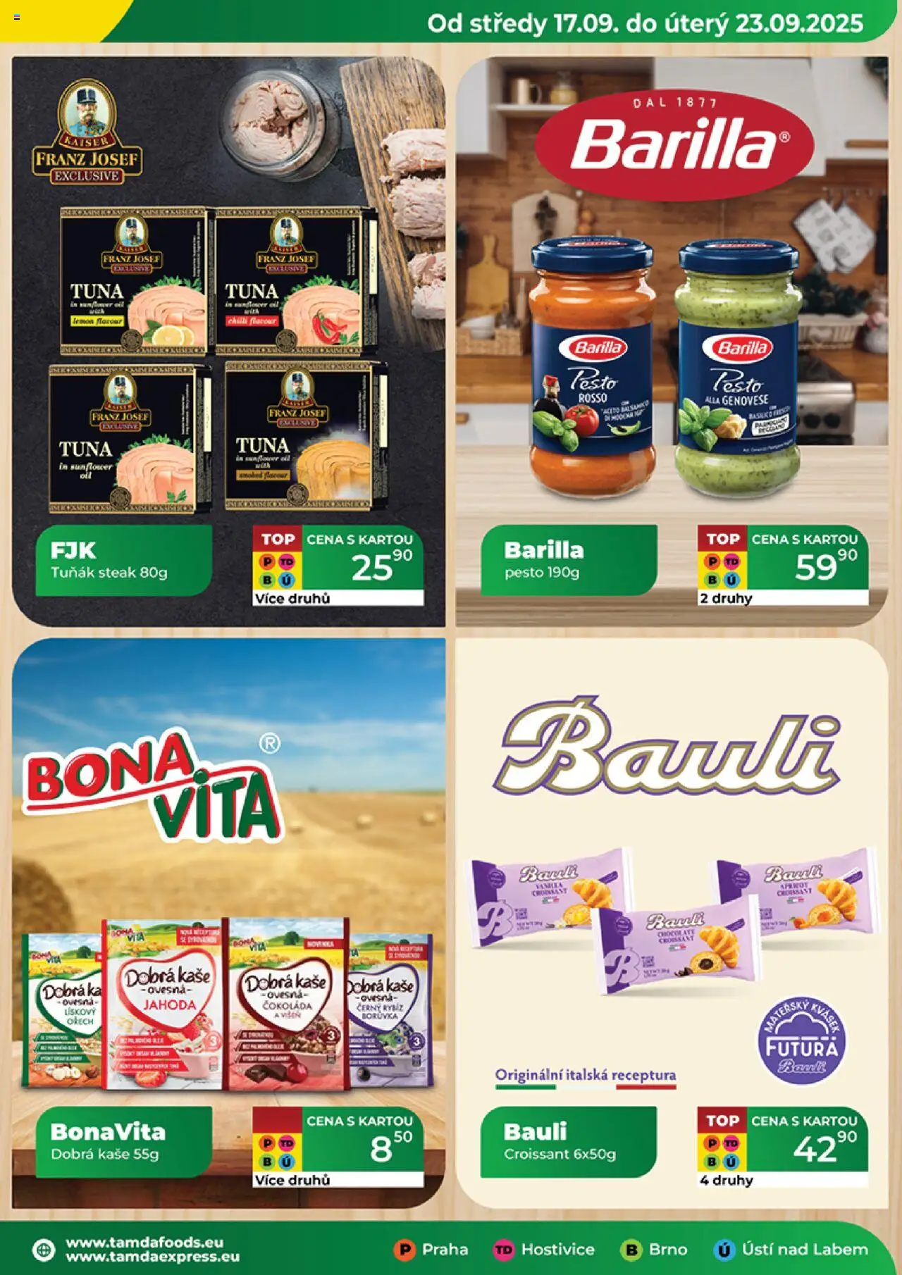Tamda Foods leták od 17.09.2025 | Strana: 13 | Produkty: Čokoláda, Pesto, Croissant, Kaše