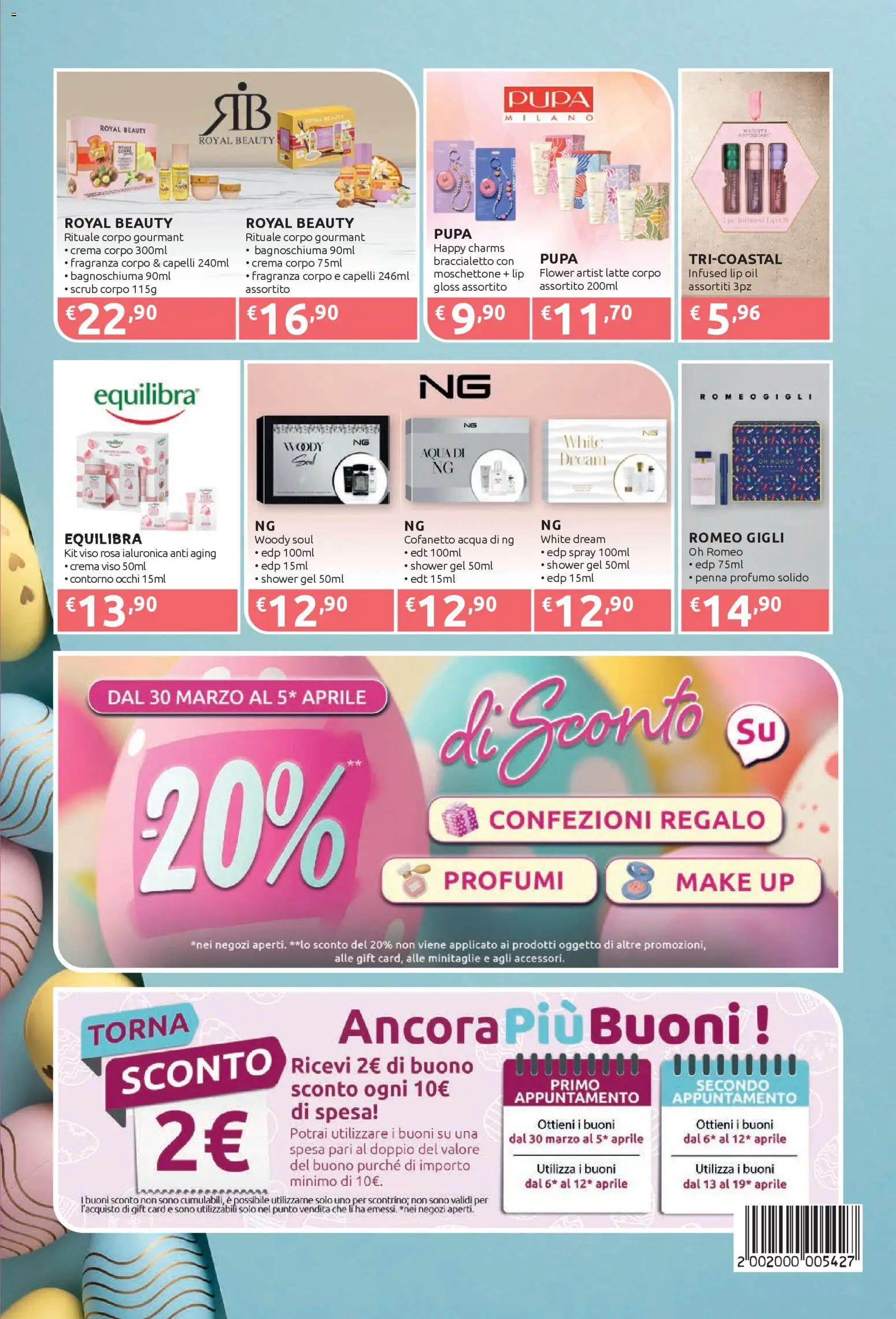 Volantino IperSoap del 30.03.2026 | Pagina: 27 | Prodotti: Bagnoschiuma, Crema viso, Scrub, Profumo