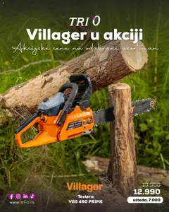 Tri O Villager u akciji  - pregled Tri O kataloga - važi od 11.10.2025