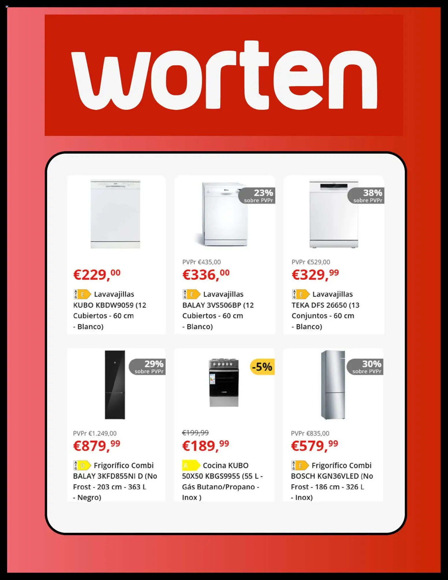 Worten folleto │ válido desde el 24.02.2026 | Página: 4 | Productos: Cocina, Lavavajillas, Combi