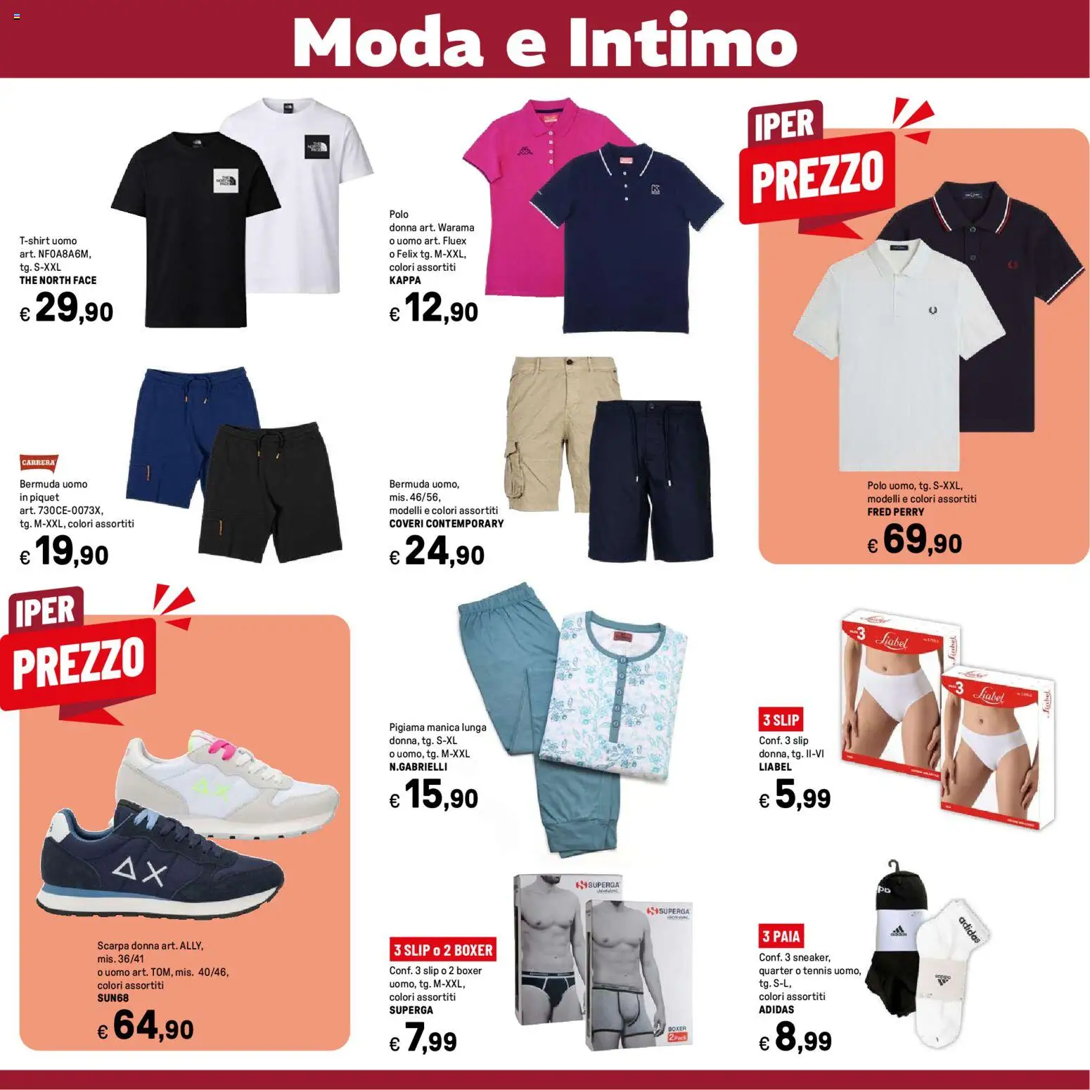 Volantino Iper del 16.04.2026 | Pagina: 36 | Prodotti: Intimo, Slip, Boxer, Bermuda