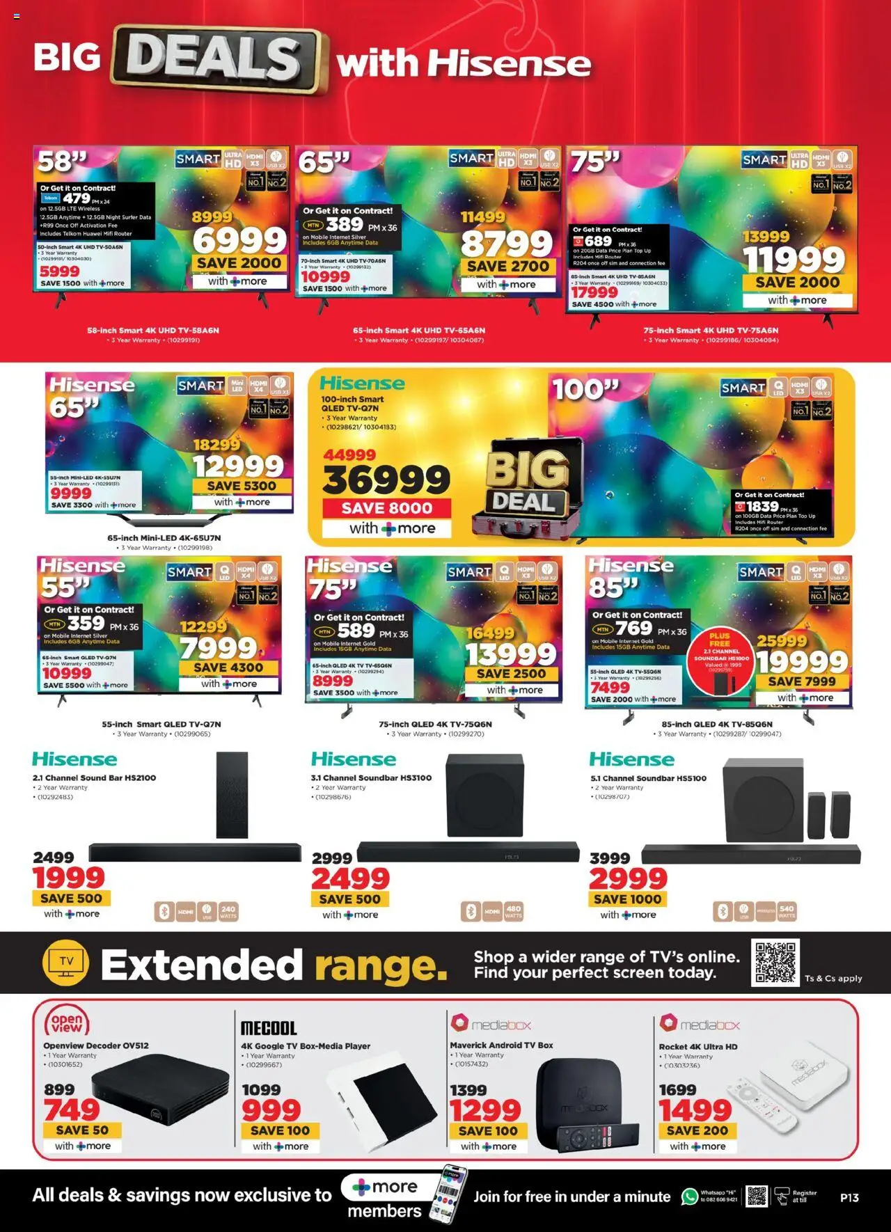 HiFi Corp Specials │ valid from 06.08.2025 | Page: 13 | Products: Router, Player, Decoder, Soundbar