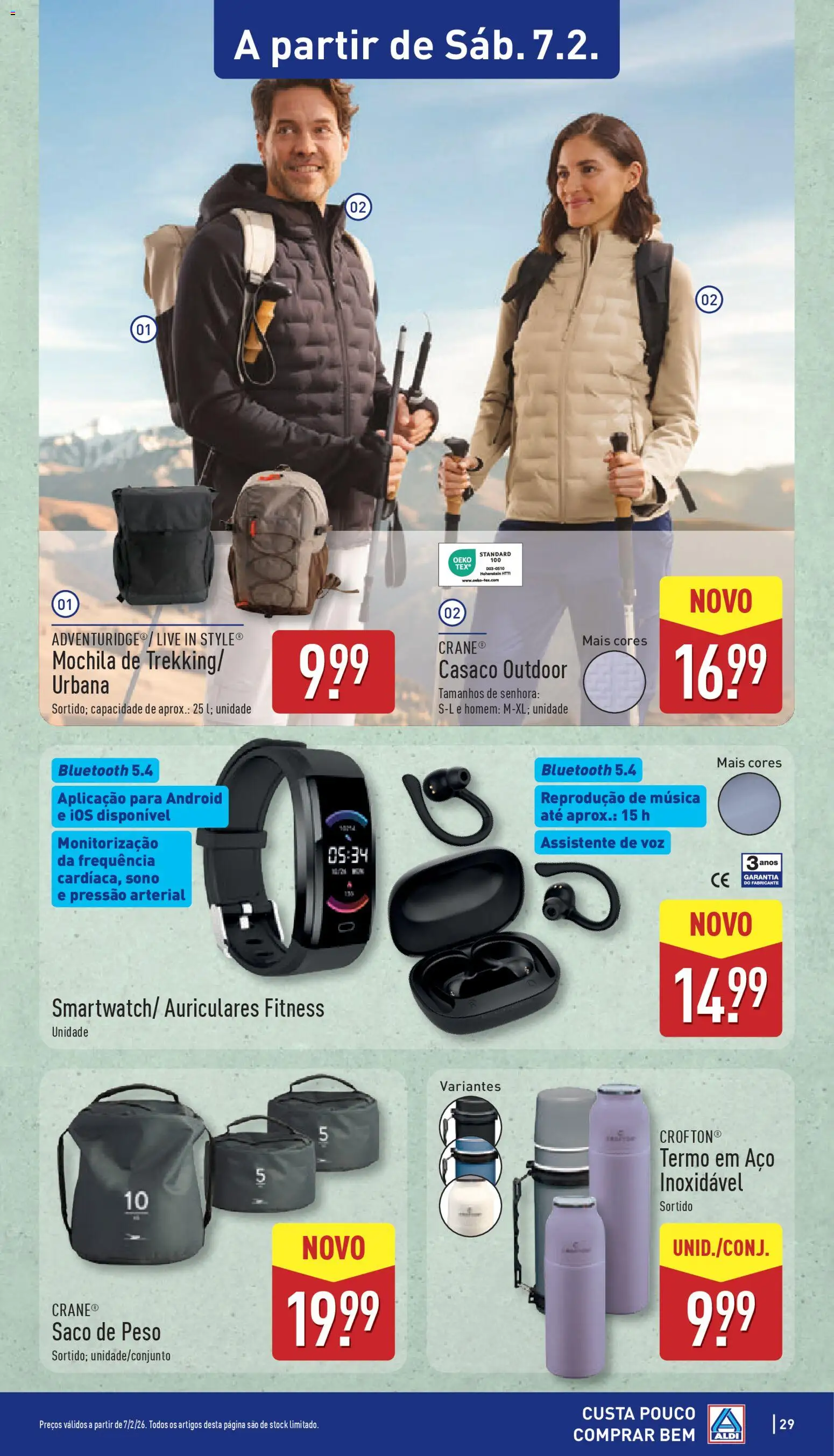Aldi folheto │ válido de 02.02.2026 | Página: 29 | Produtos: Mochila, Casaco