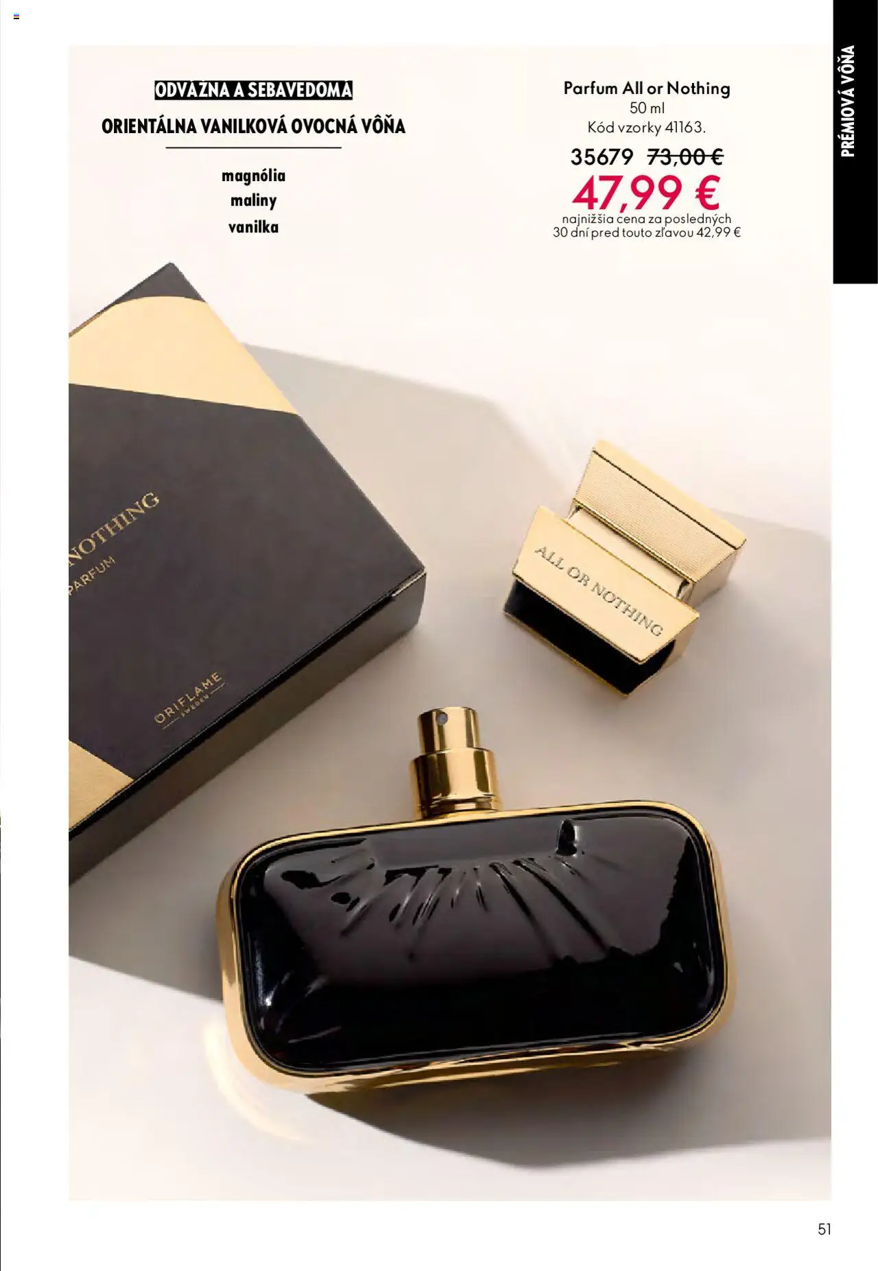 Nové Oriflame akcie – leták je platný od 12.11.2025 | Strana: 51 | Produkty: Maliny