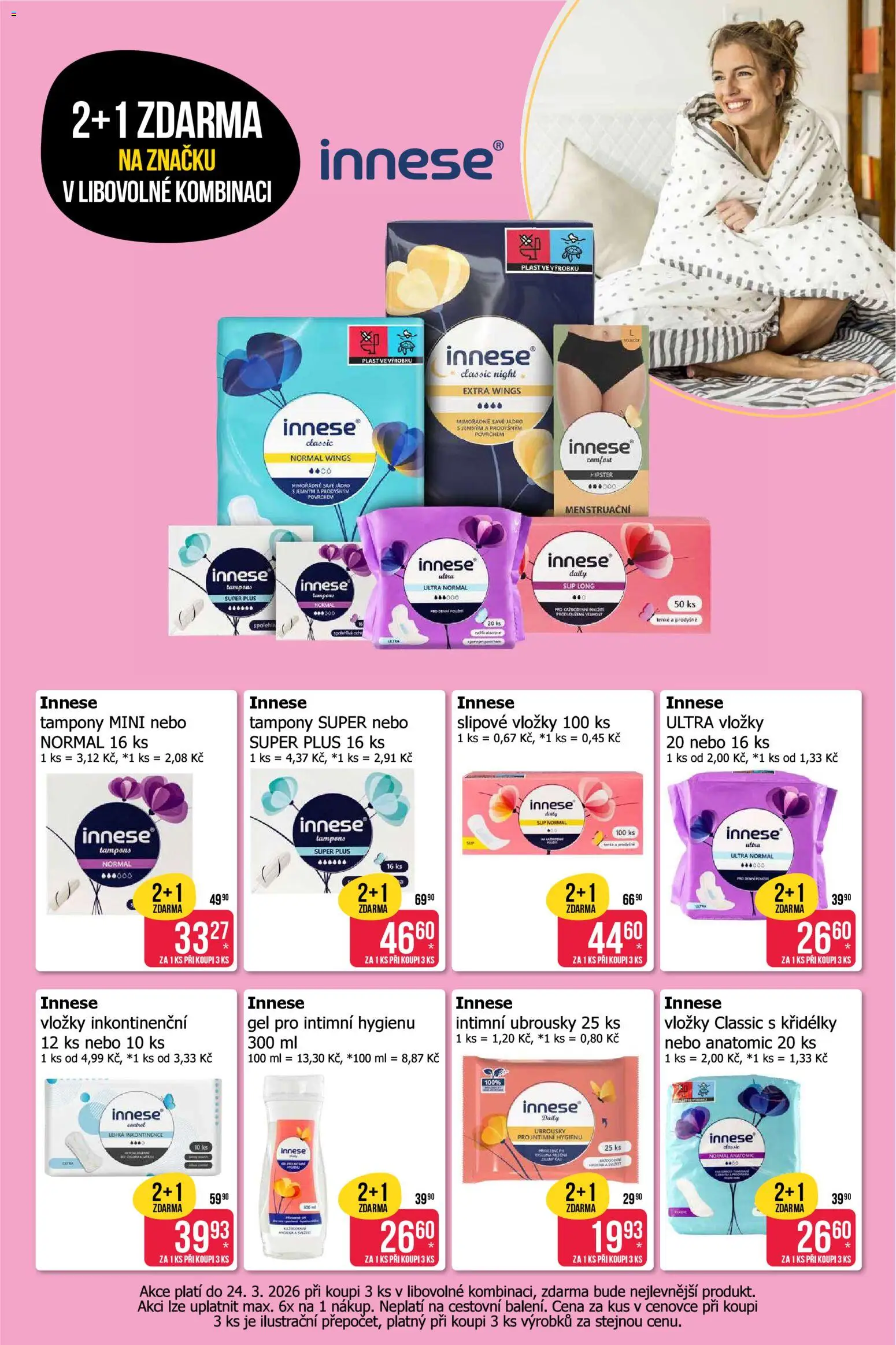 TETA Drogerie leták od 12.03.2026 | Strana: 16 | Produkty: Vložky, Ubrousky, Tampony